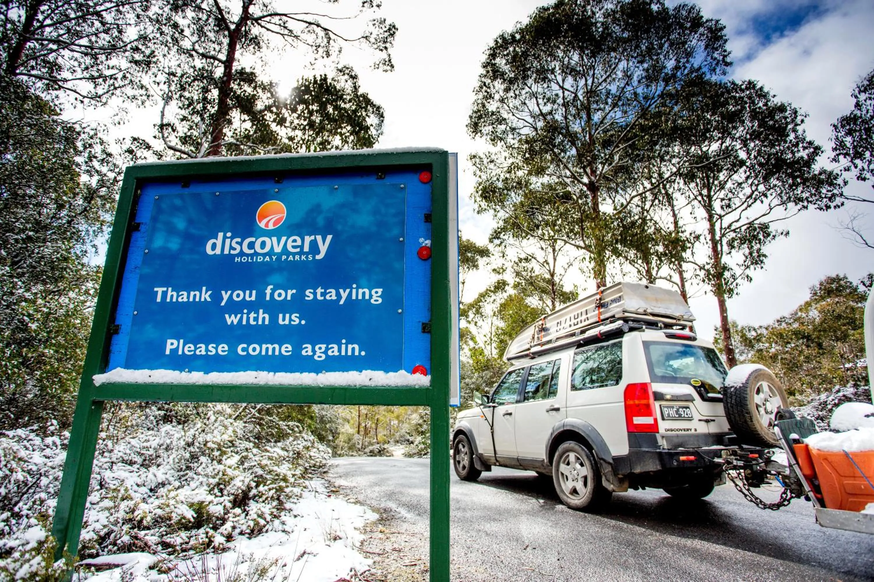 Property logo or sign in Discovery Parks - Cradle Mountain