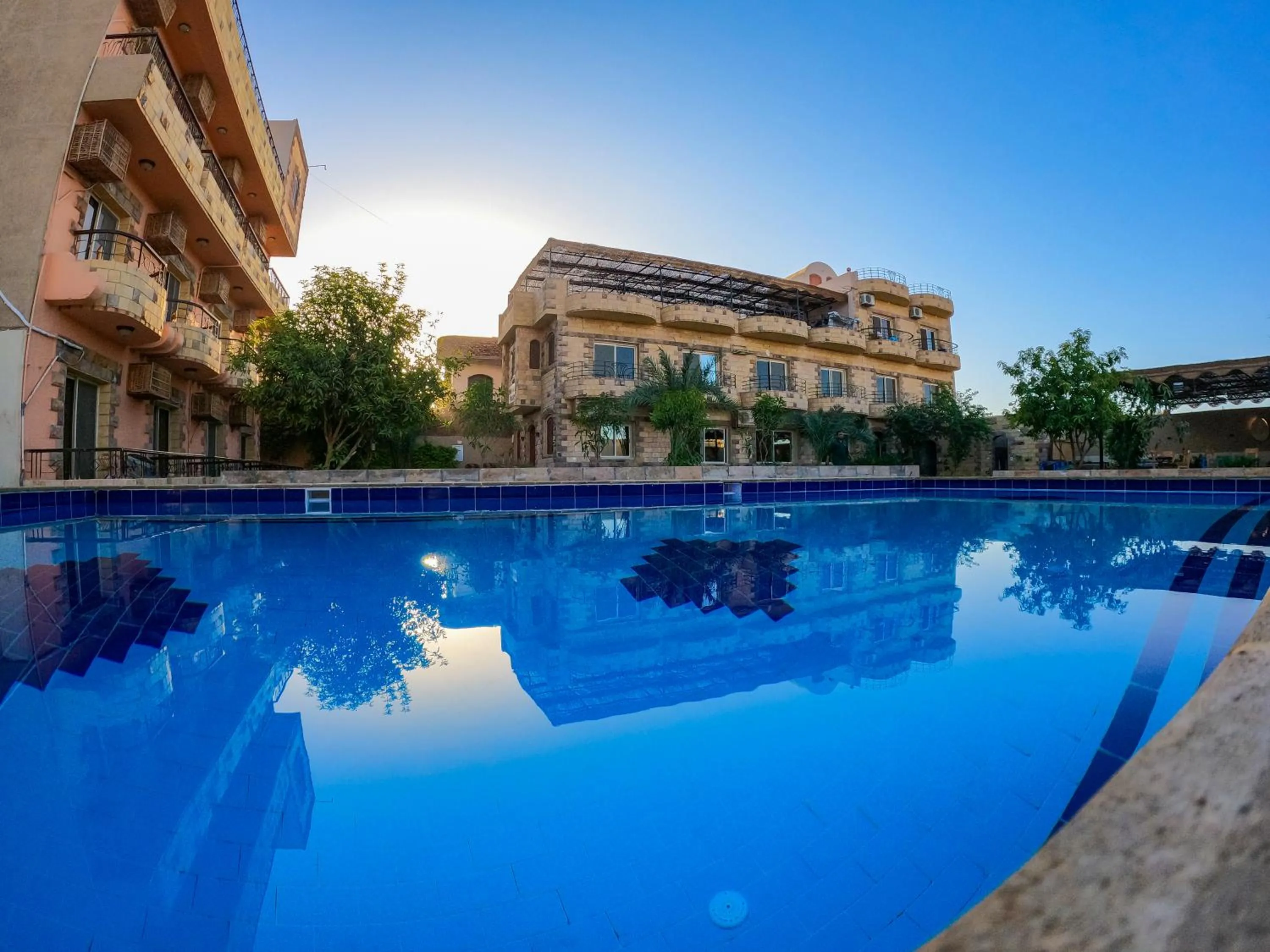 Swimming pool in New Memnon Hotel