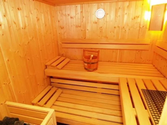 Sauna in Pozar Salt Cave Hotel Spa