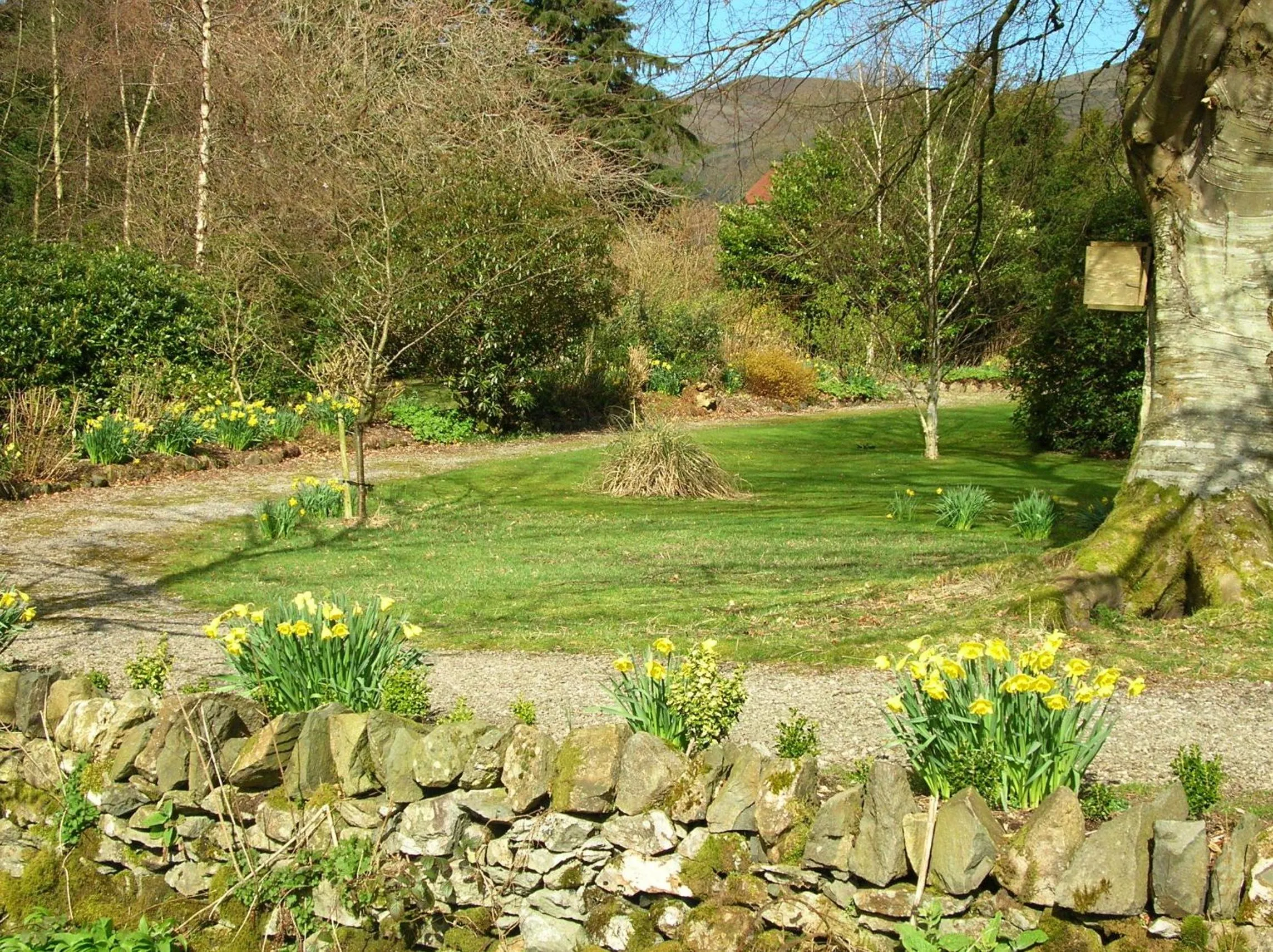Garden in Dale Head Hall Lakeside Hotel