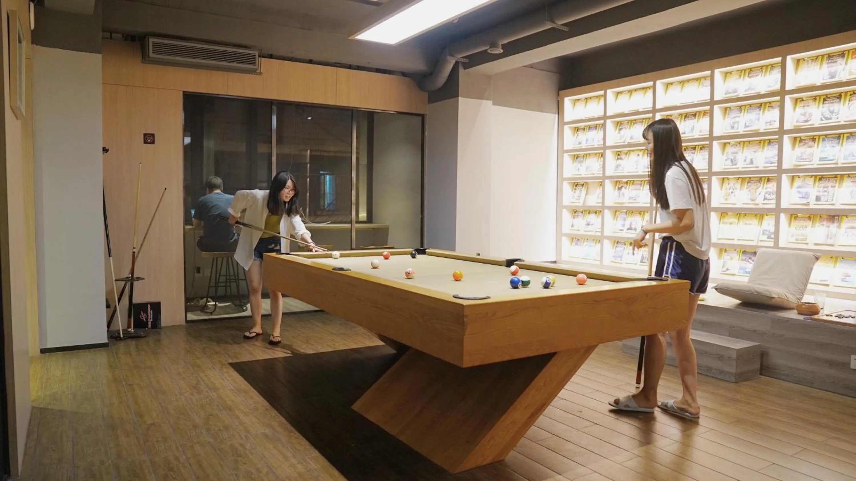 Billiard in Chengdu Desti Youth Park Hostel Chunxi Road