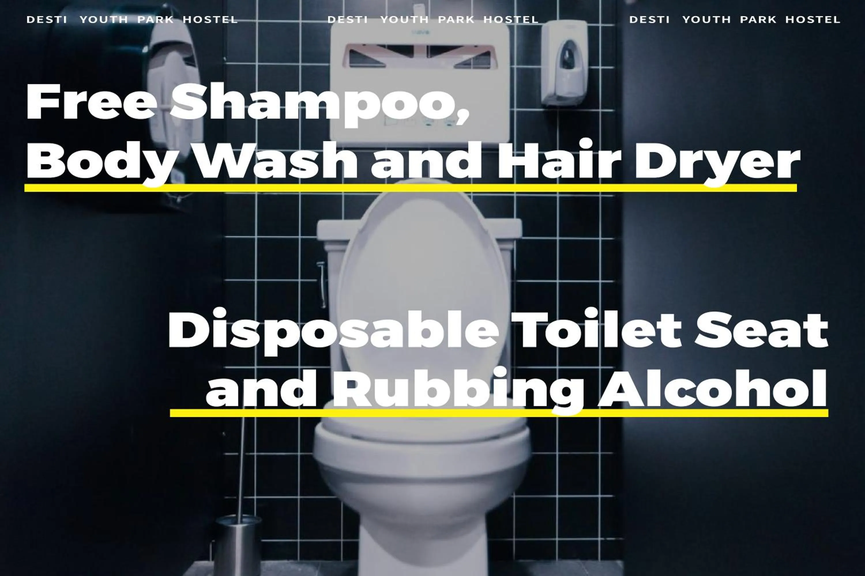 Toilet in Chengdu Desti Youth Park Hostel Chunxi Road