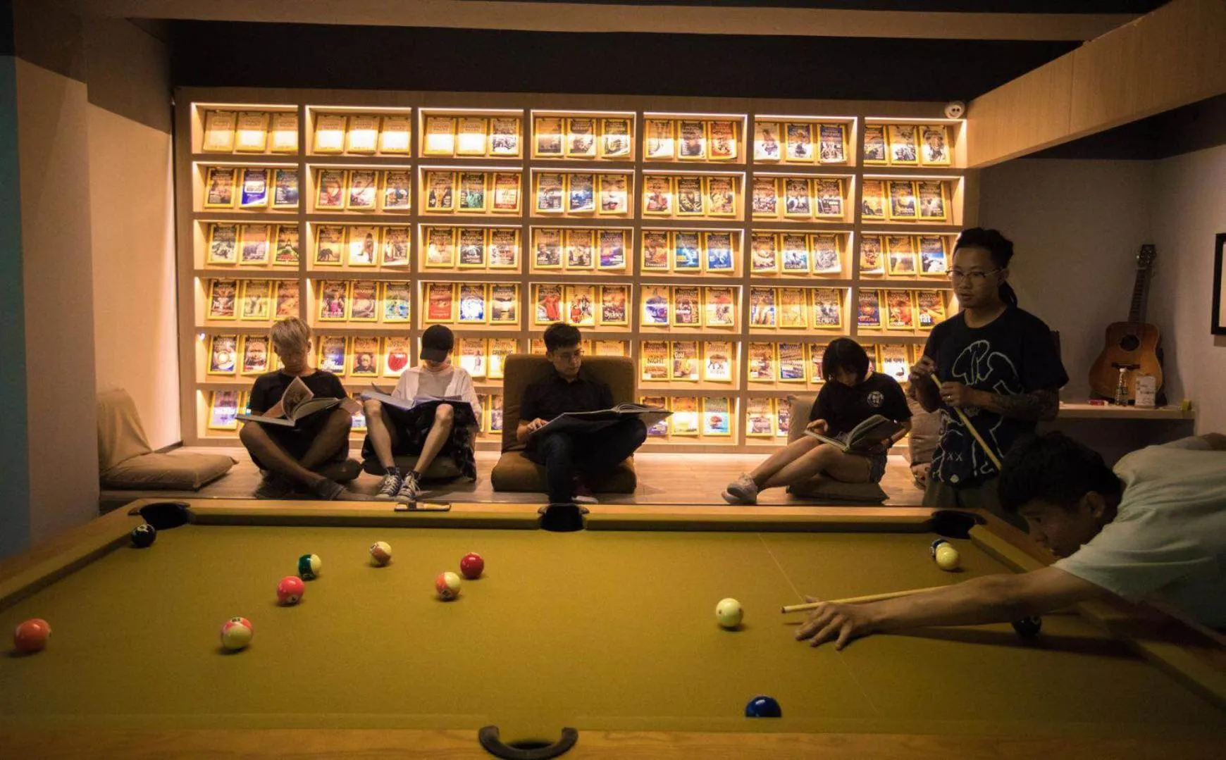 Billiard in Chengdu Desti Youth Park Hostel Chunxi Road