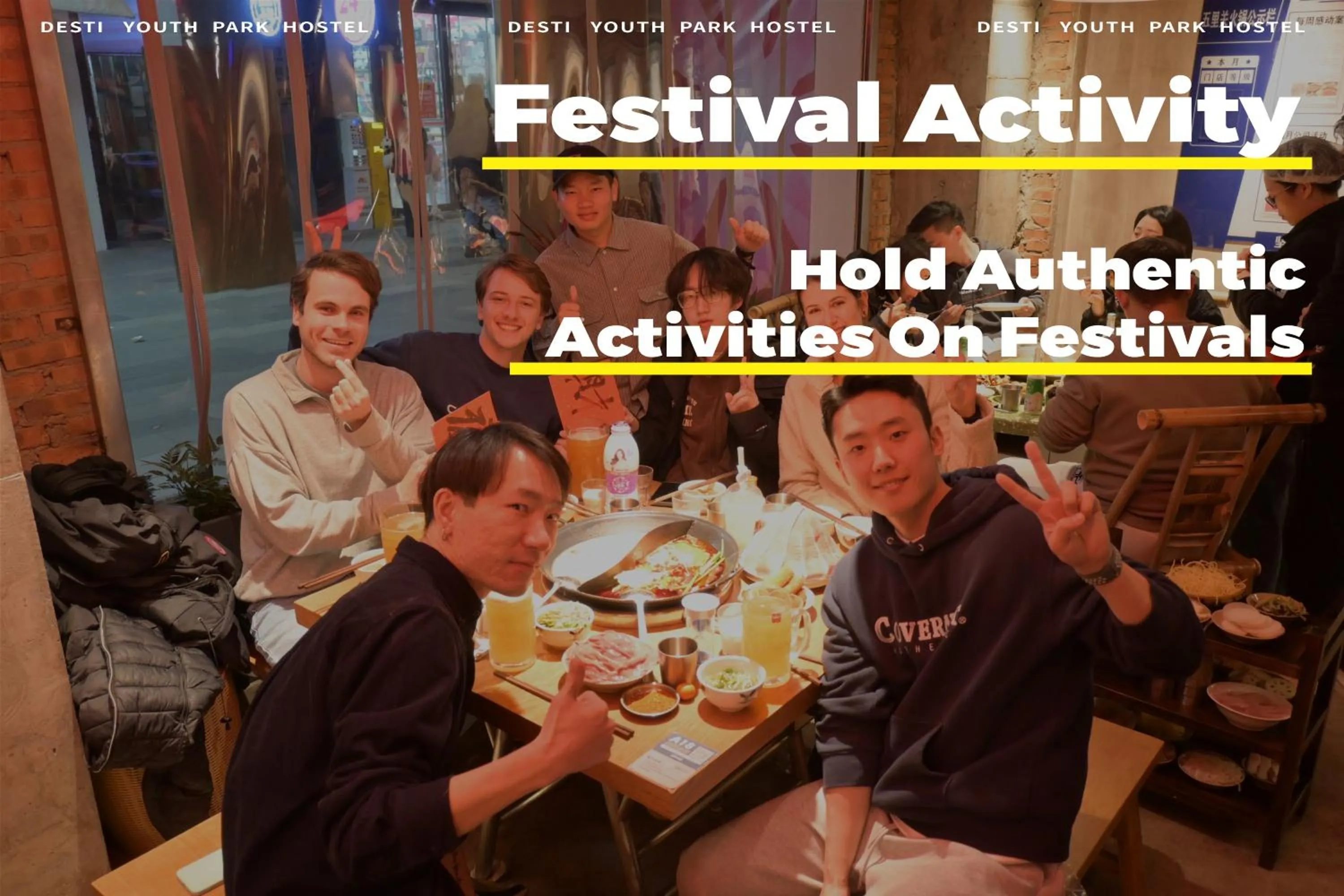 Activities in Chengdu Desti Youth Park Hostel Chunxi Road