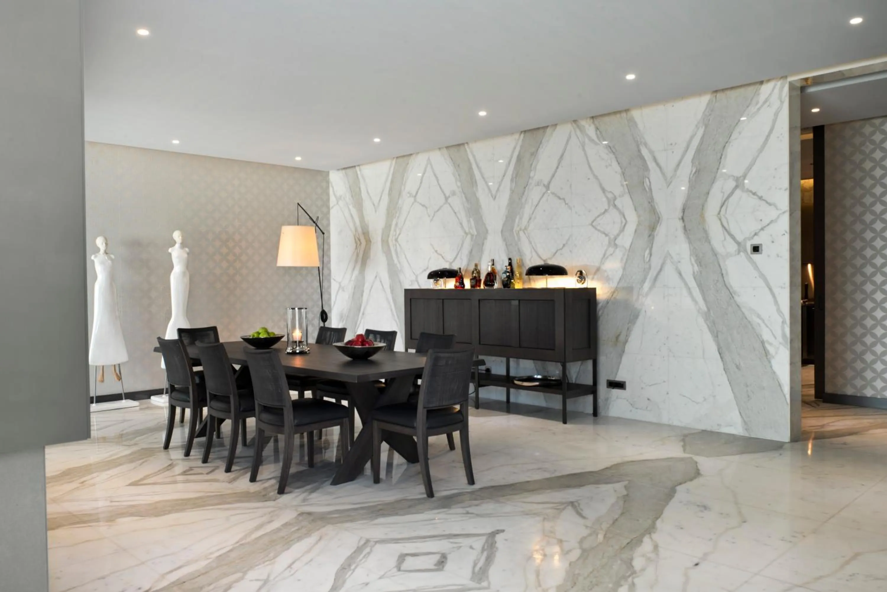 Dining area in D Maris Bay