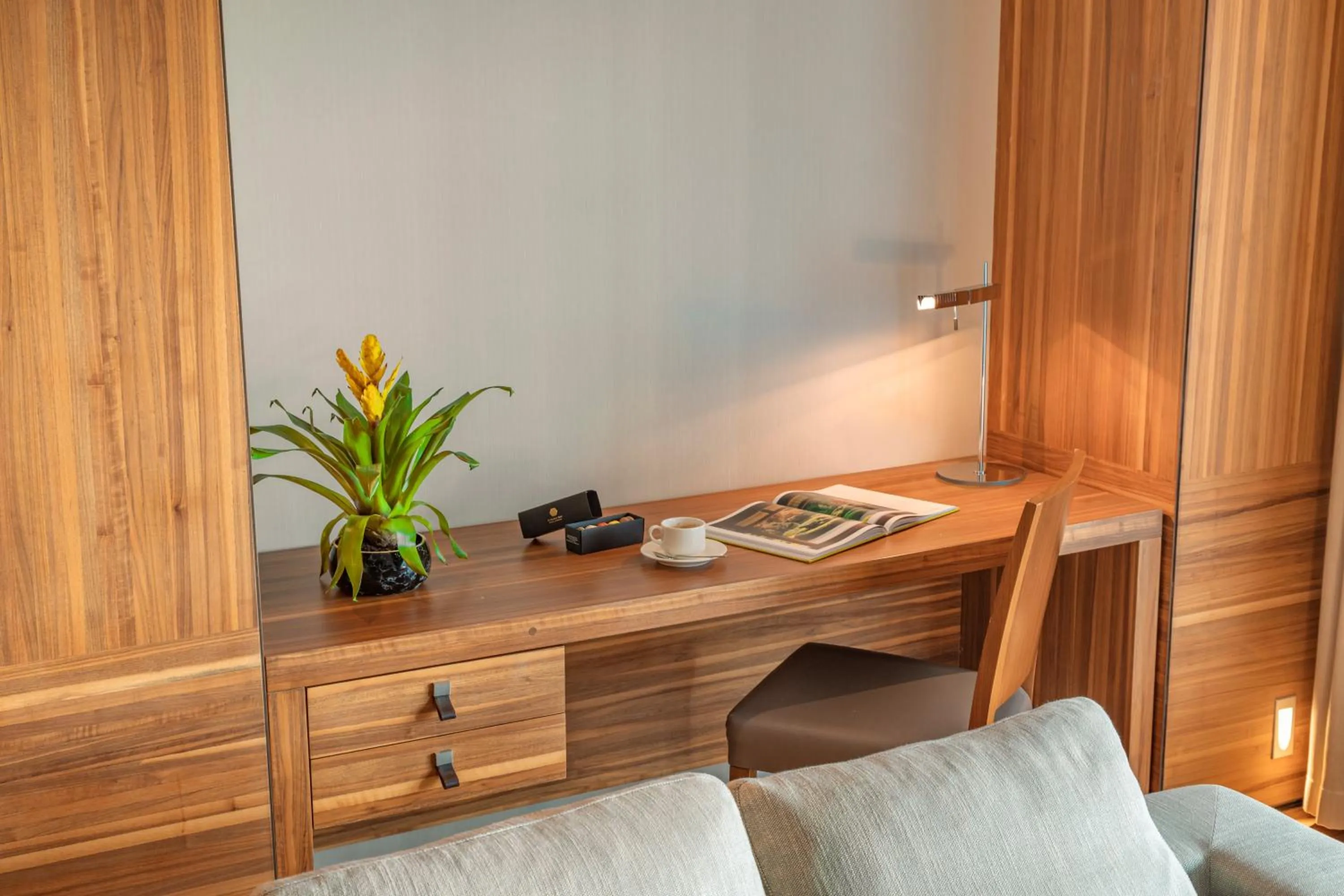 Seating area in D Maris Bay