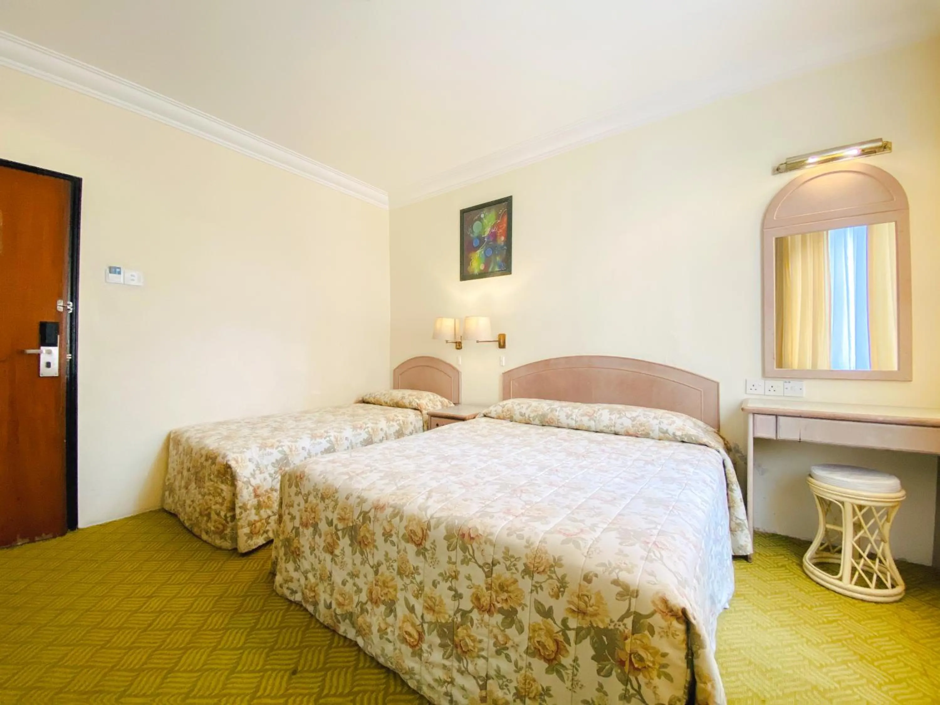 Bed in Hotel Rainbow