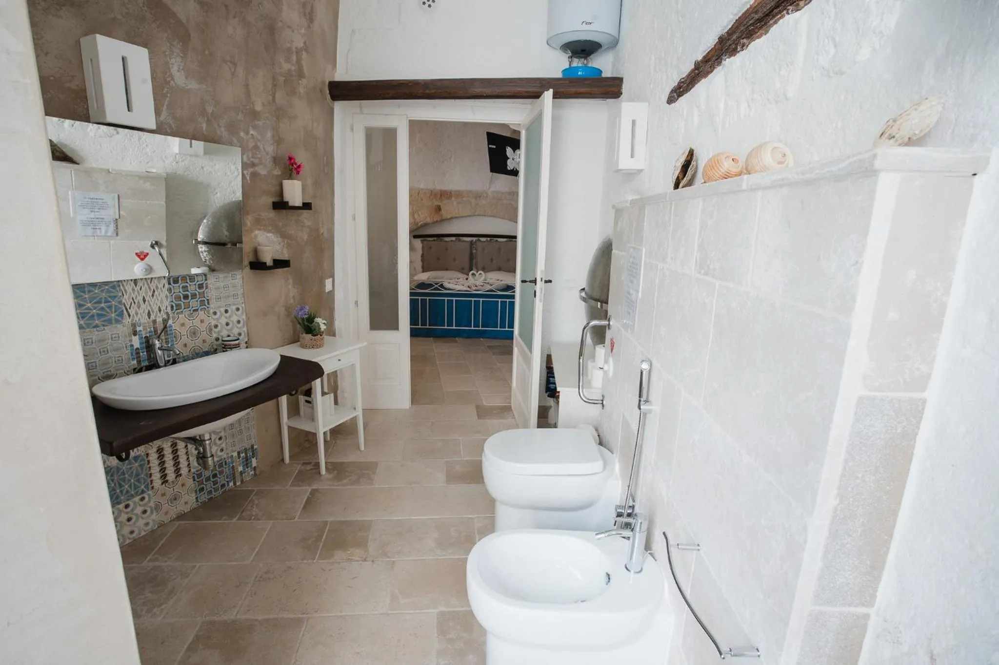 Bathroom in La Casetta di Porzia