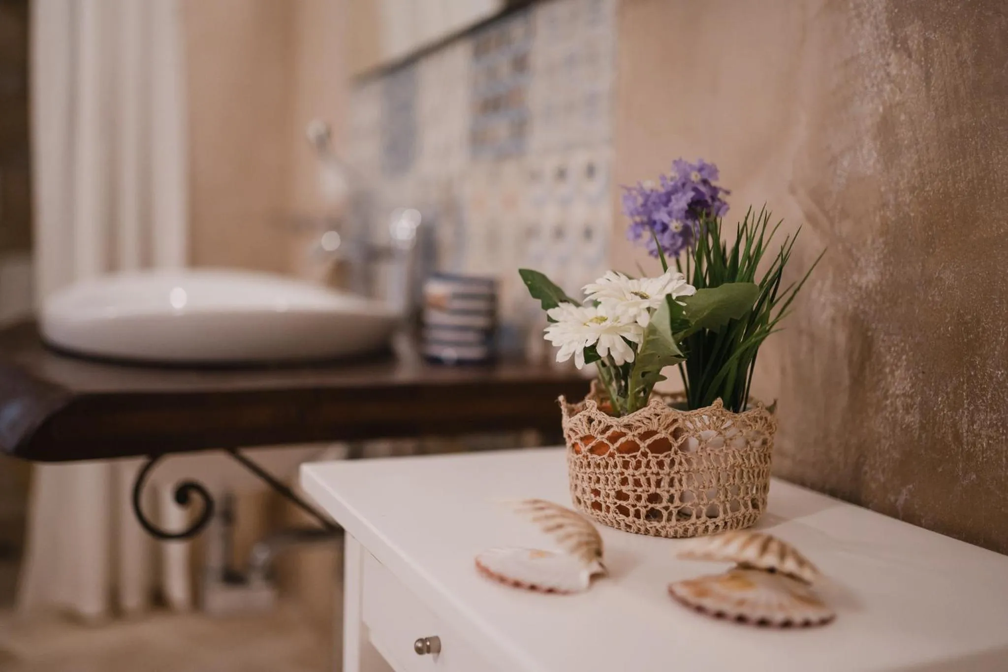 Bathroom in La Casetta di Porzia