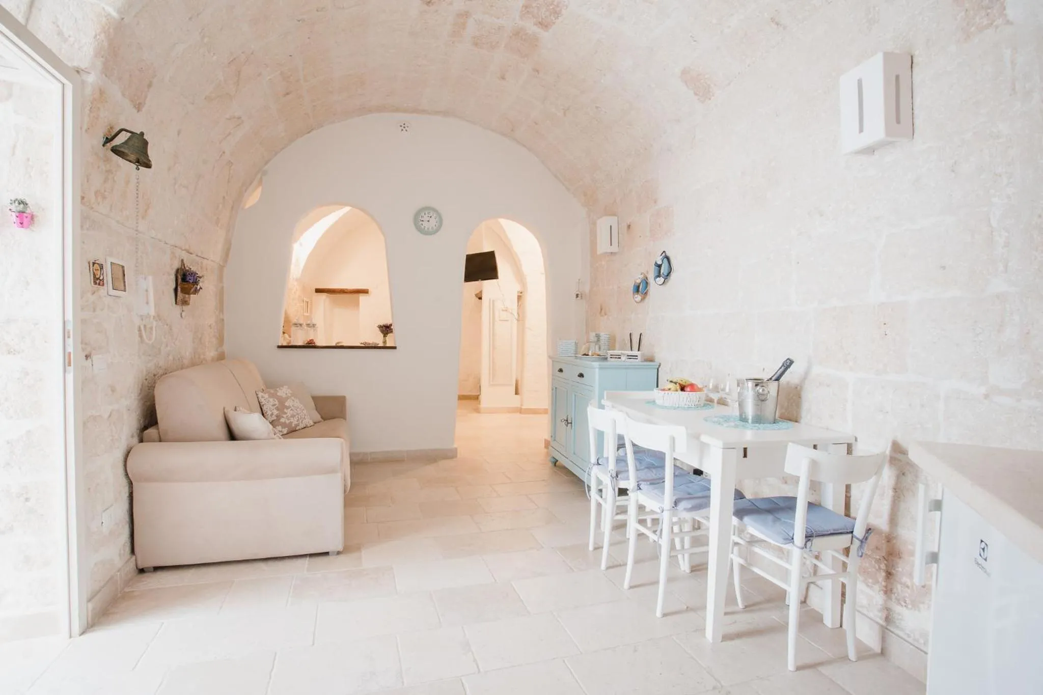 Living room in La Casetta di Porzia