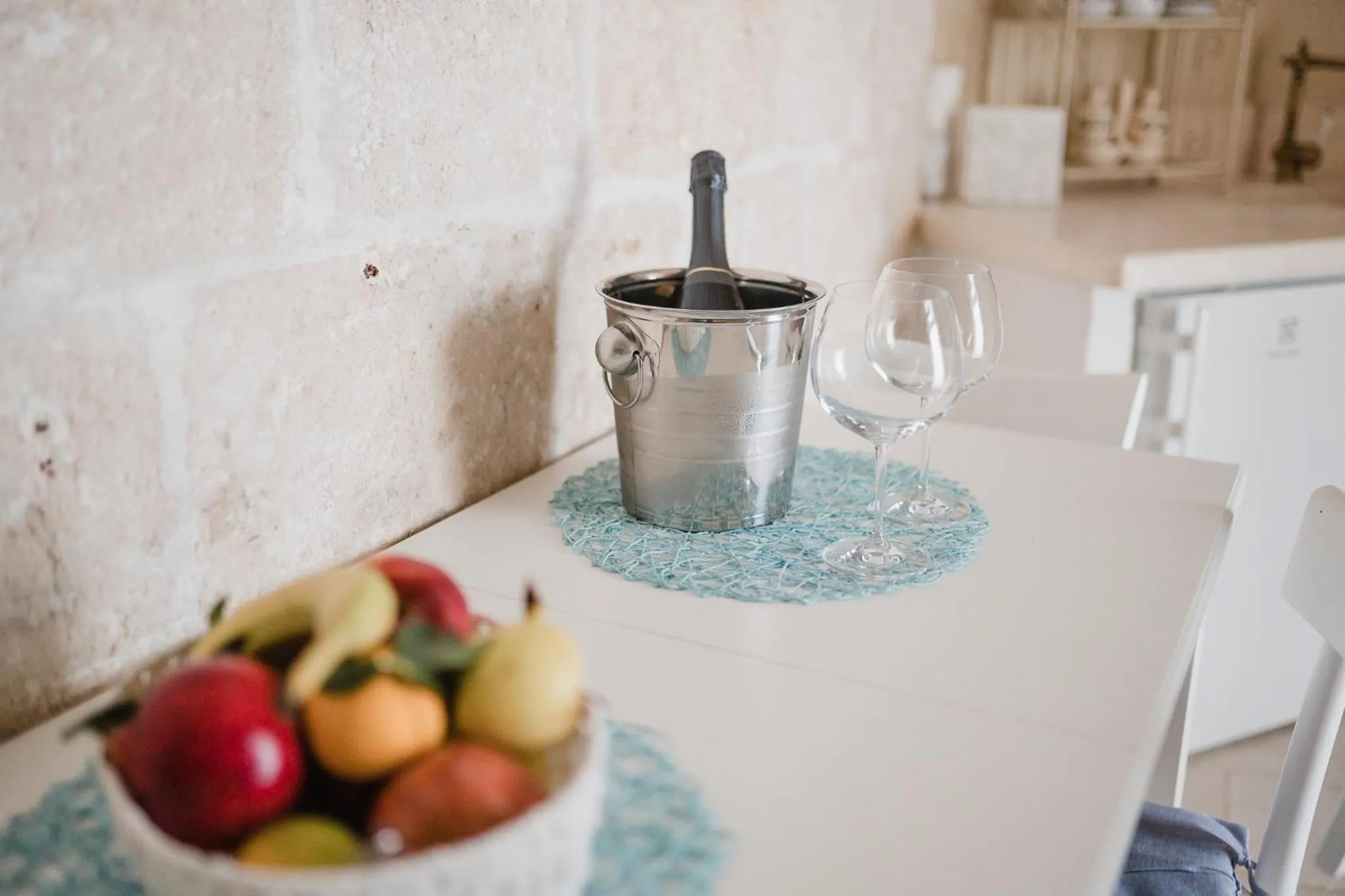 Food and drinks in La Casetta di Porzia