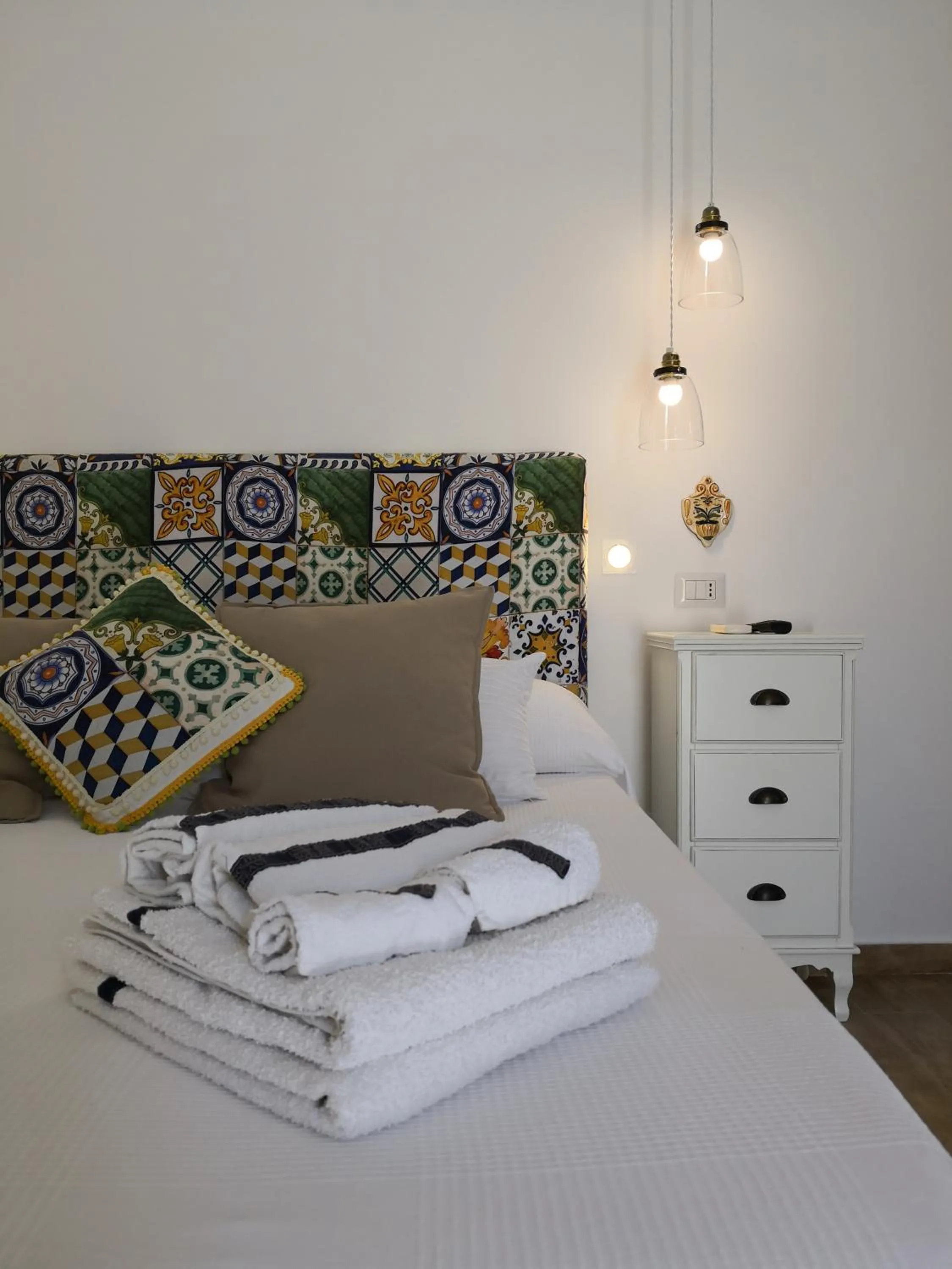 Bed in Masseria Case Damma