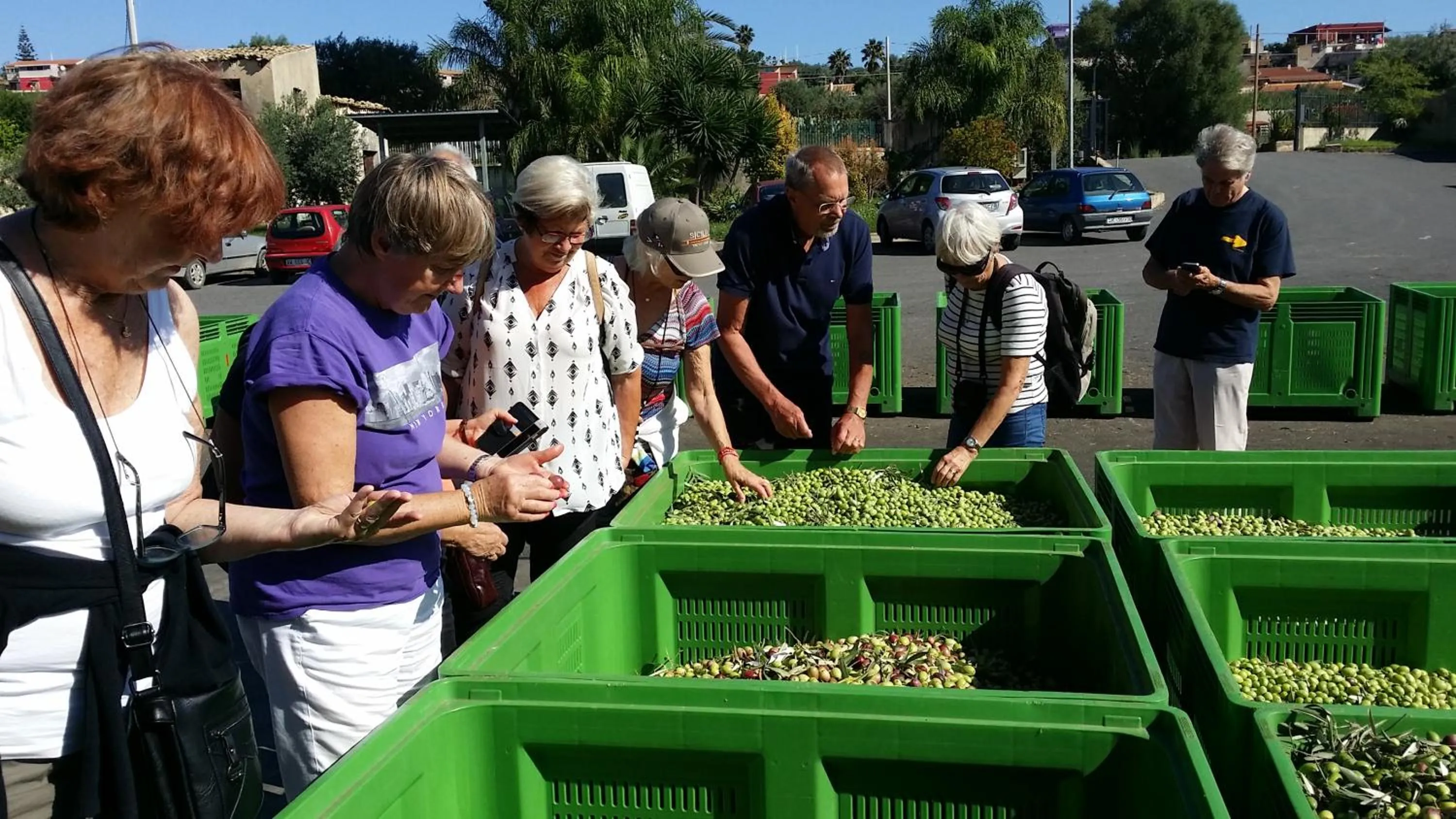 group of guests in Masseria Case Damma