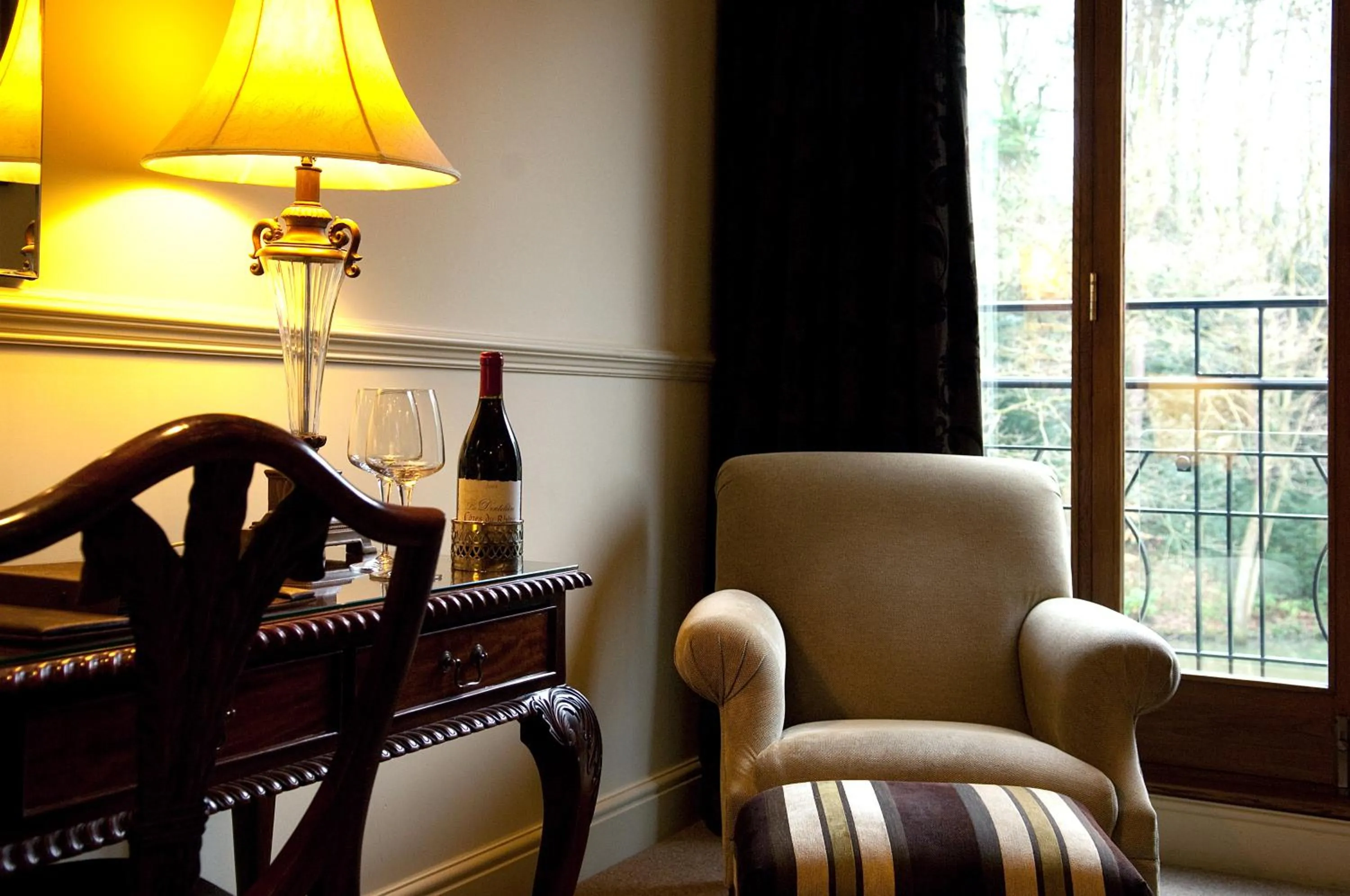 Seating area in Whitley Hall Hotel