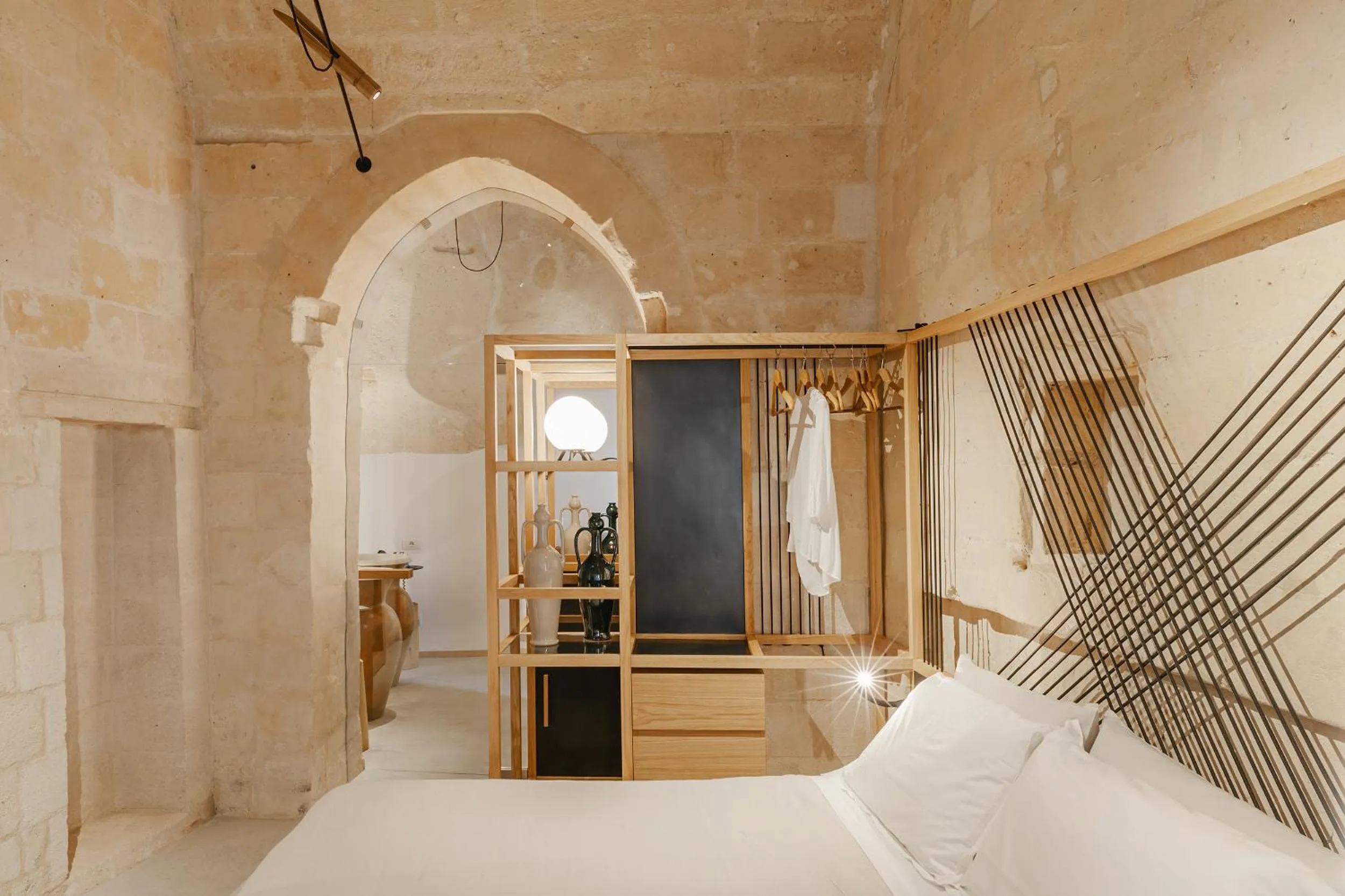 Bed in Ai Maestri Rooms&Cafè