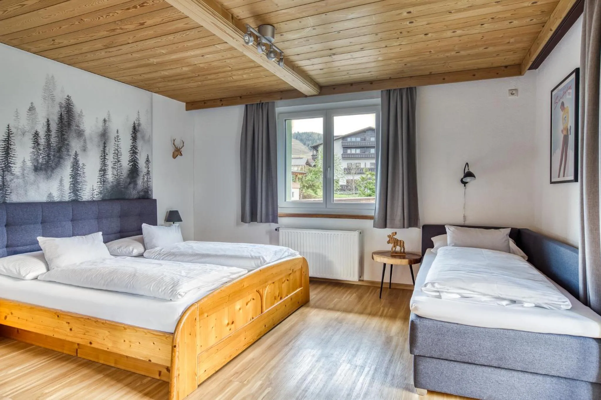 Bed in Boutiquehotel ZOMM in Seefeld