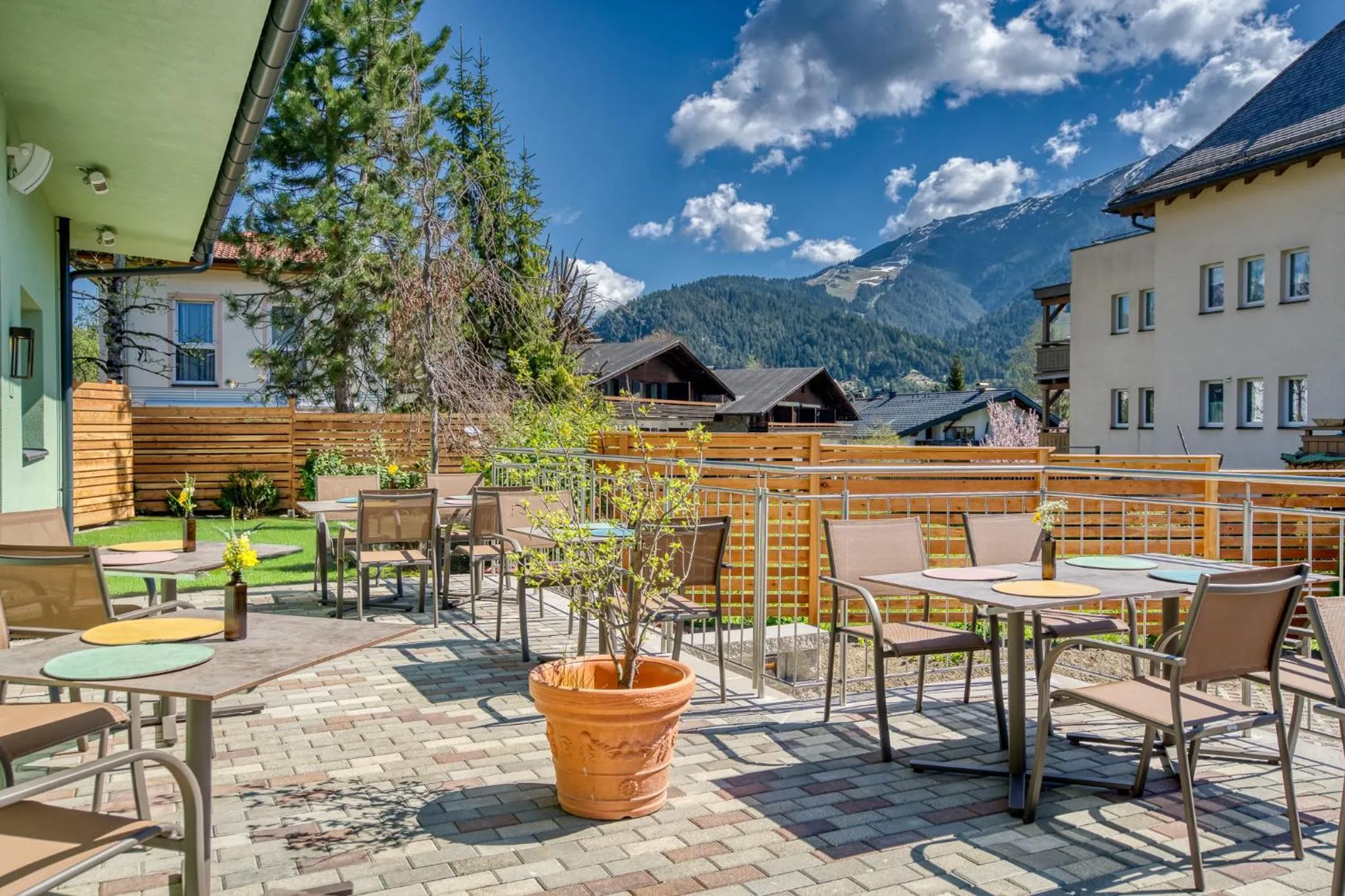 Balcony/Terrace in Boutiquehotel ZOMM in Seefeld