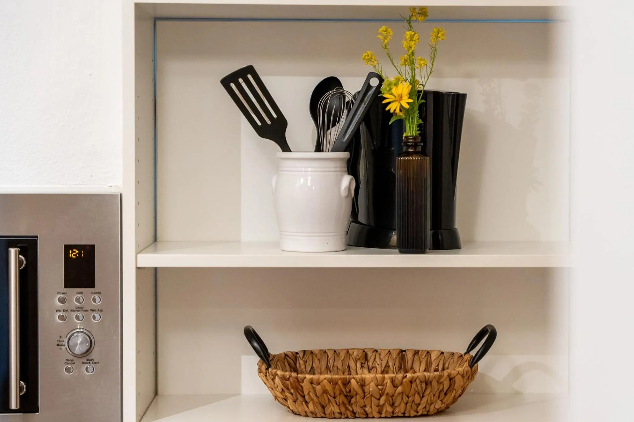 Kitchen or kitchenette in Boutiquehotel ZOMM in Seefeld