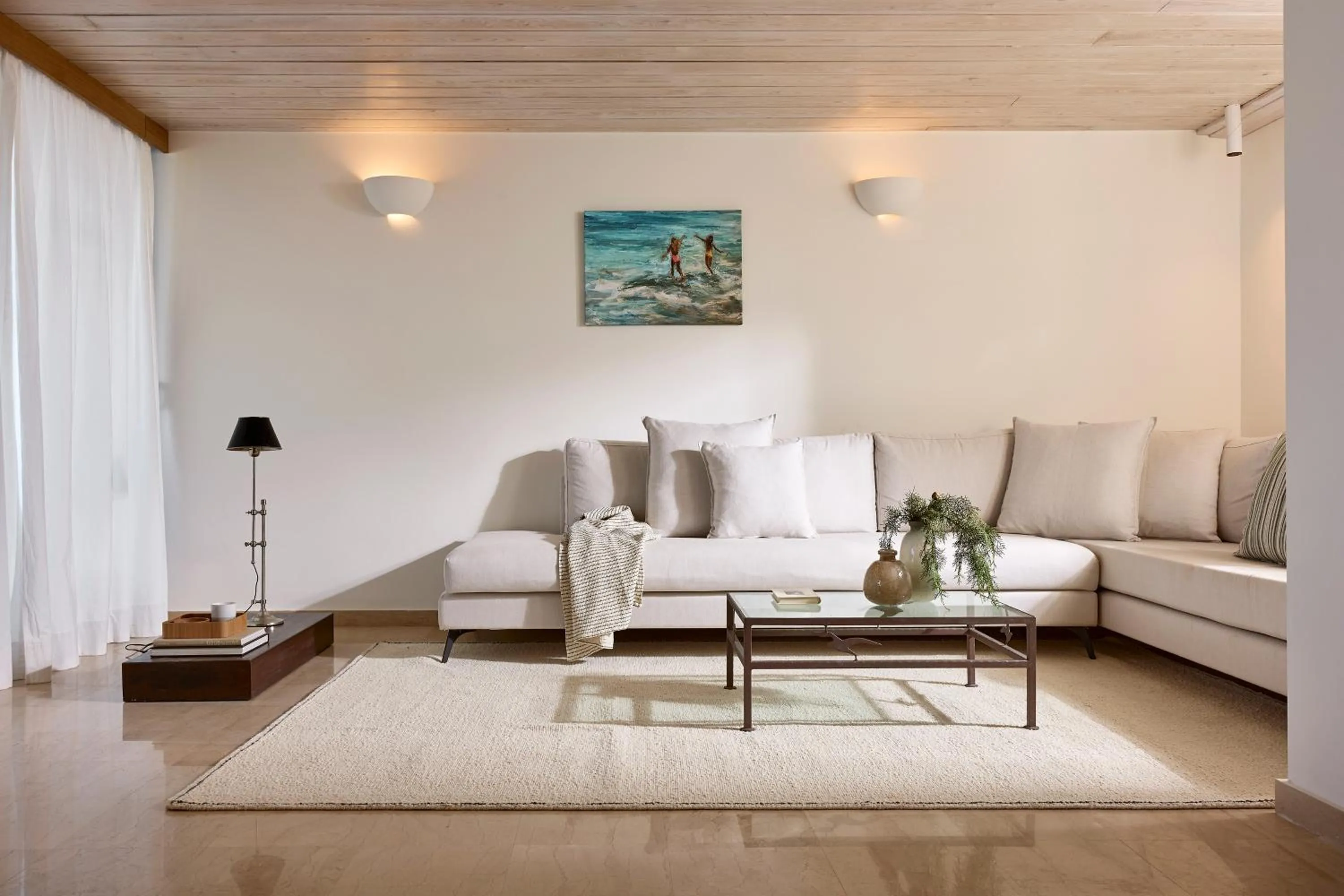 Living room in Thalassa Villas