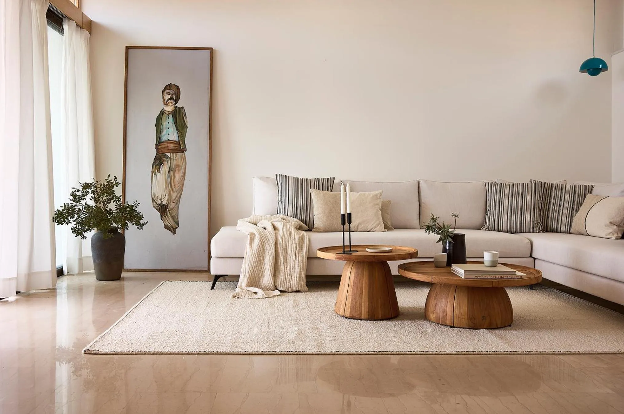 Living room in Thalassa Villas