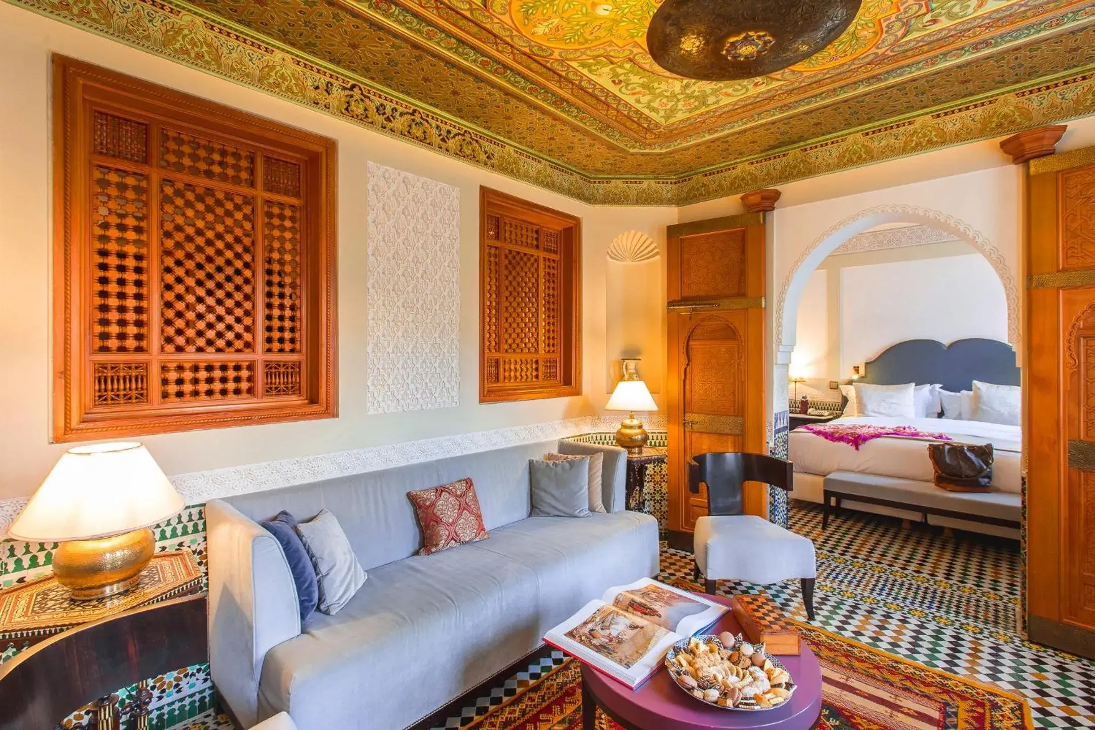 Living room, Bed in Palais Faraj Suites & Spa Living room, Bed in Palais Faraj Suites & Spa