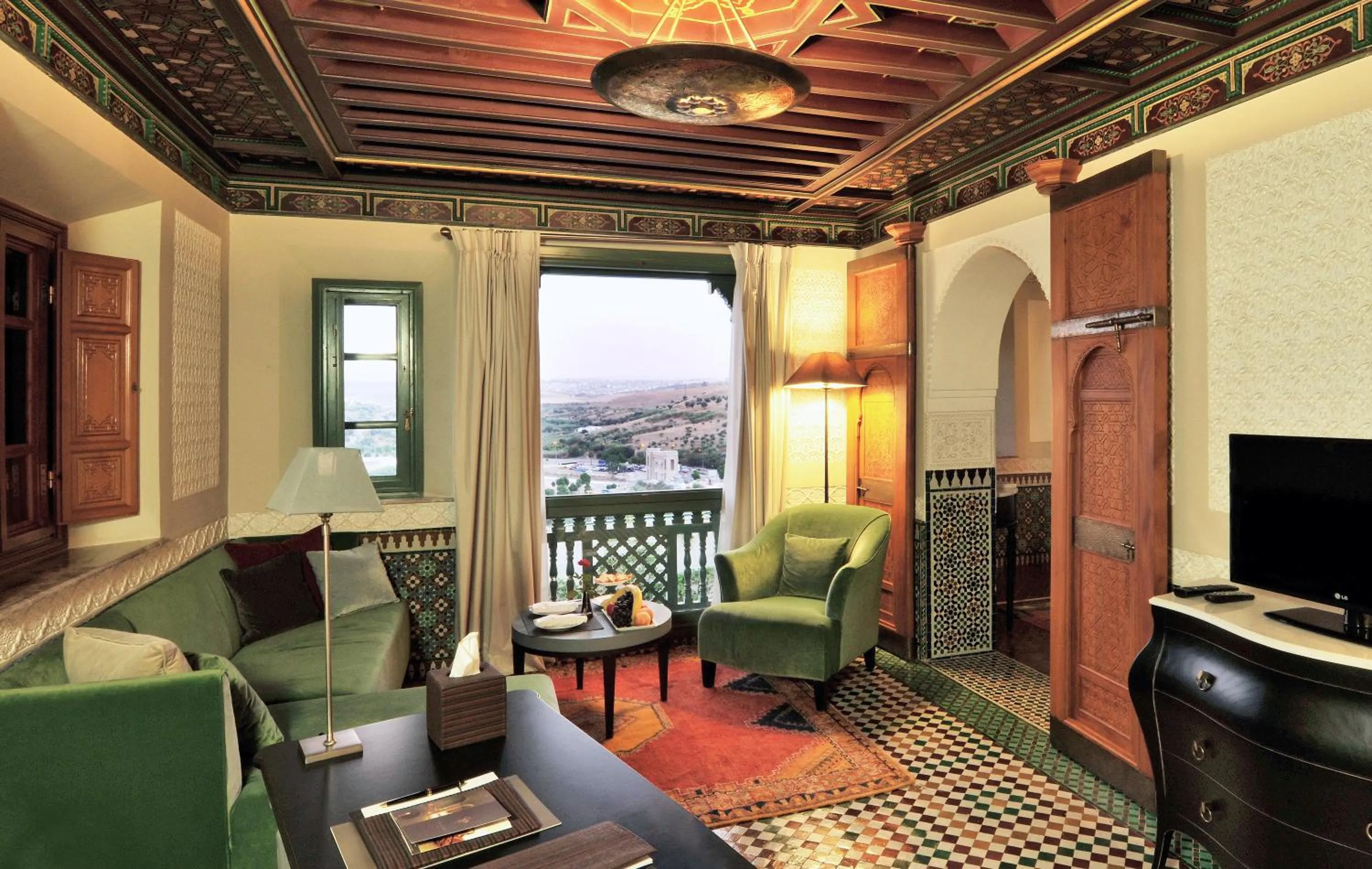 Seating area in Palais Faraj Suites & Spa