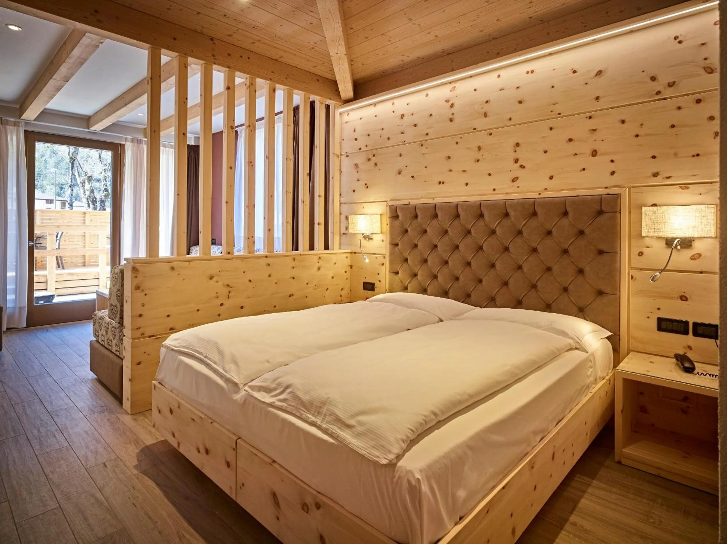 Bed in Hotel Garni My Ledro