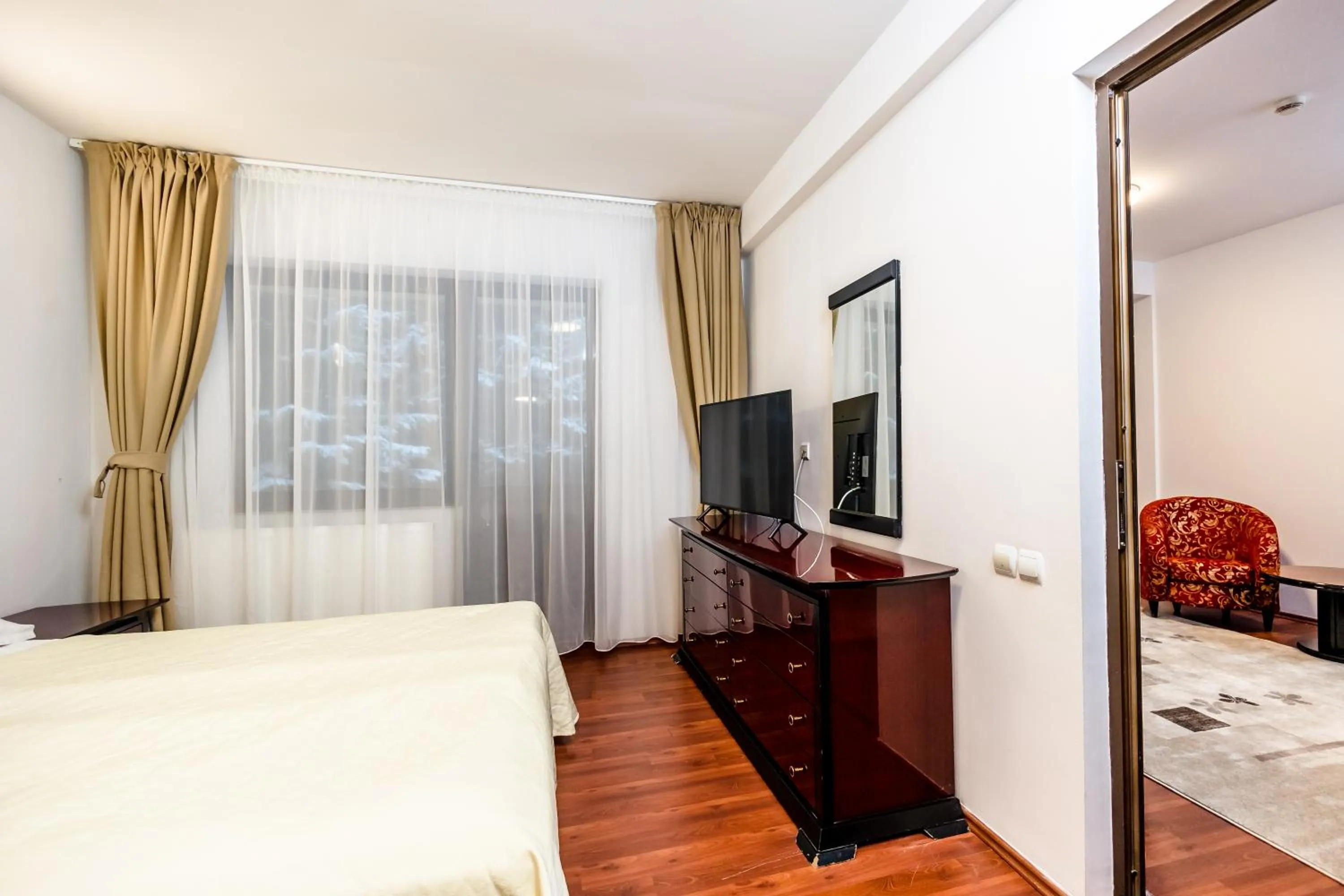 Bed in Hotel Cindrel