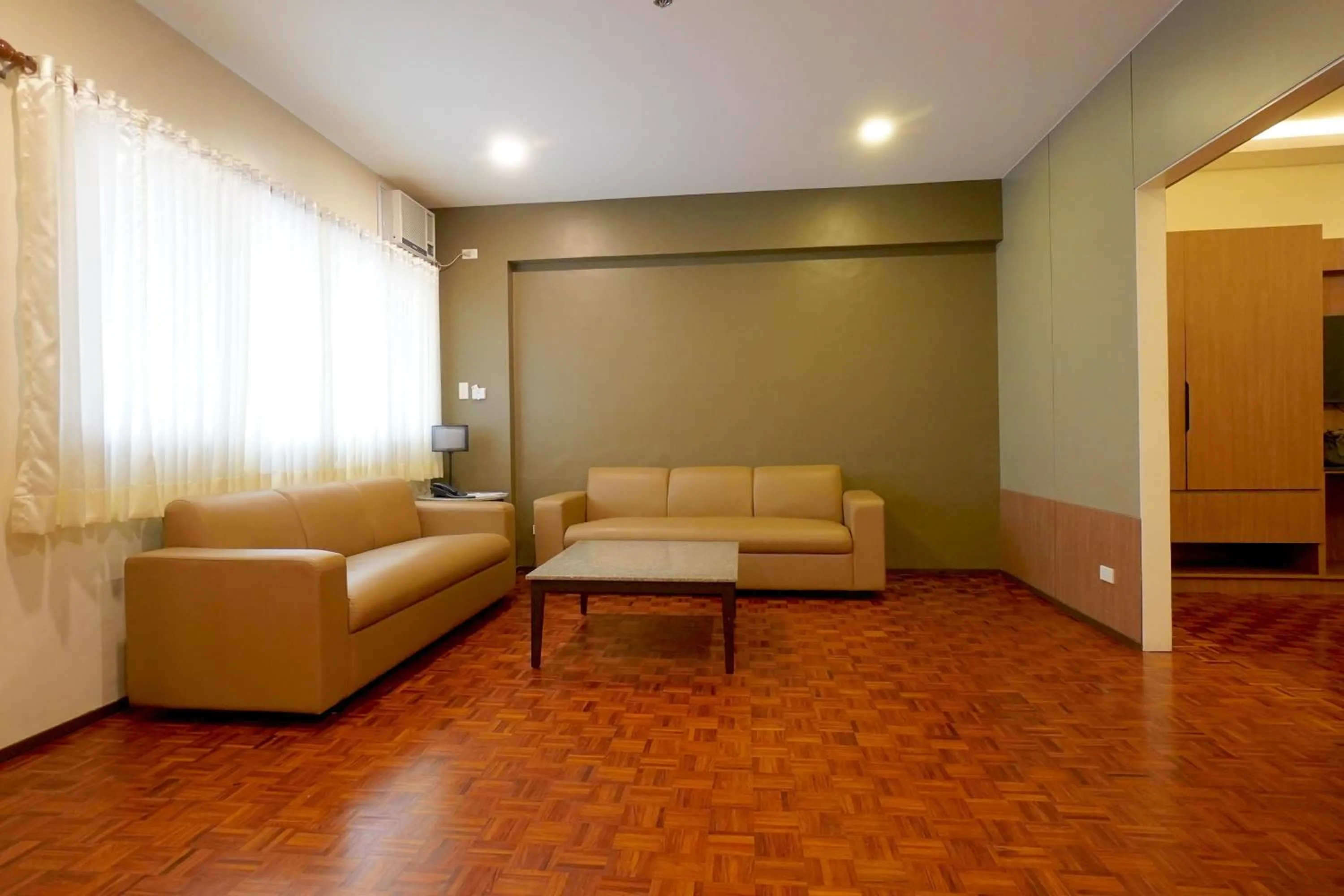 Living room in Tropicana Suites