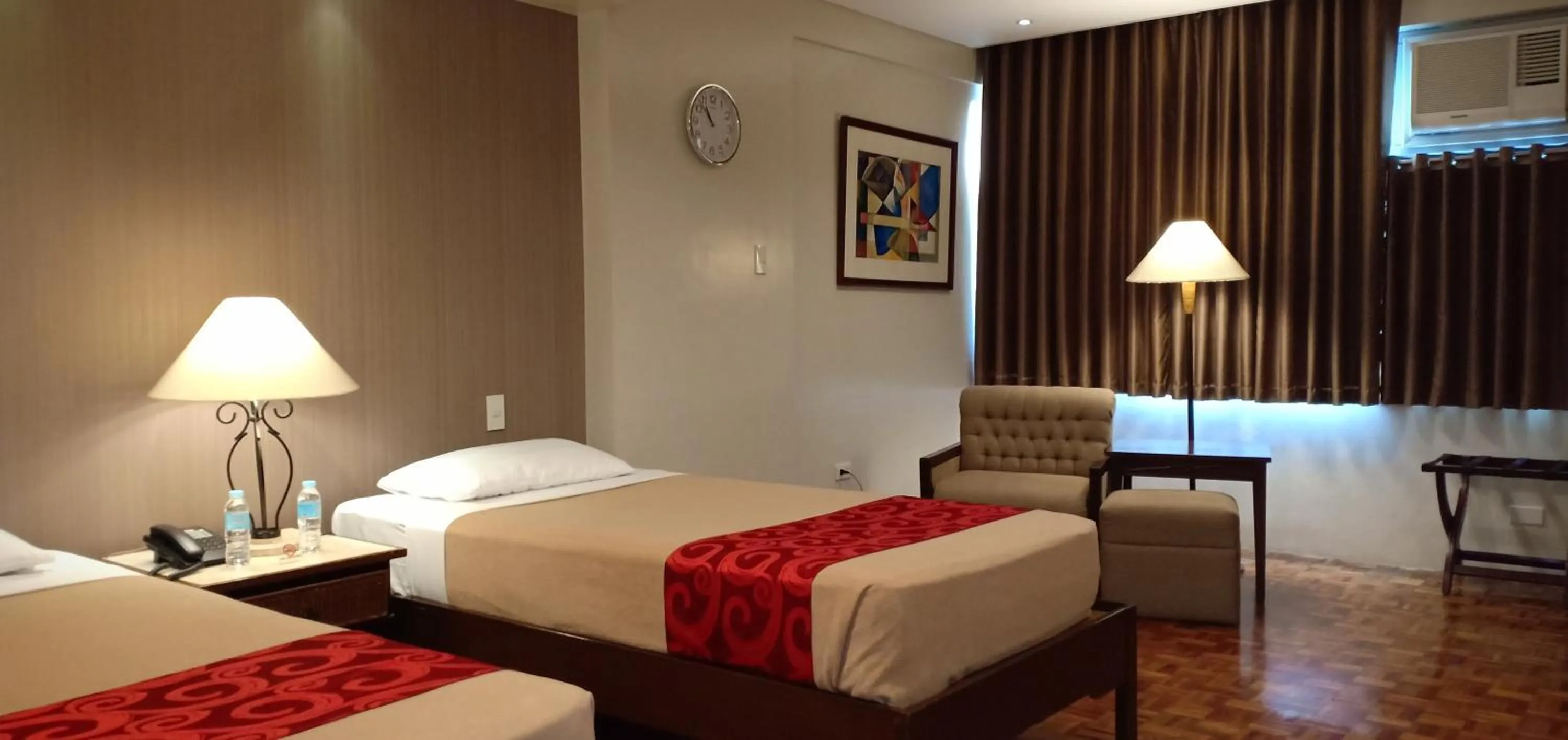 Bed in Tropicana Suites