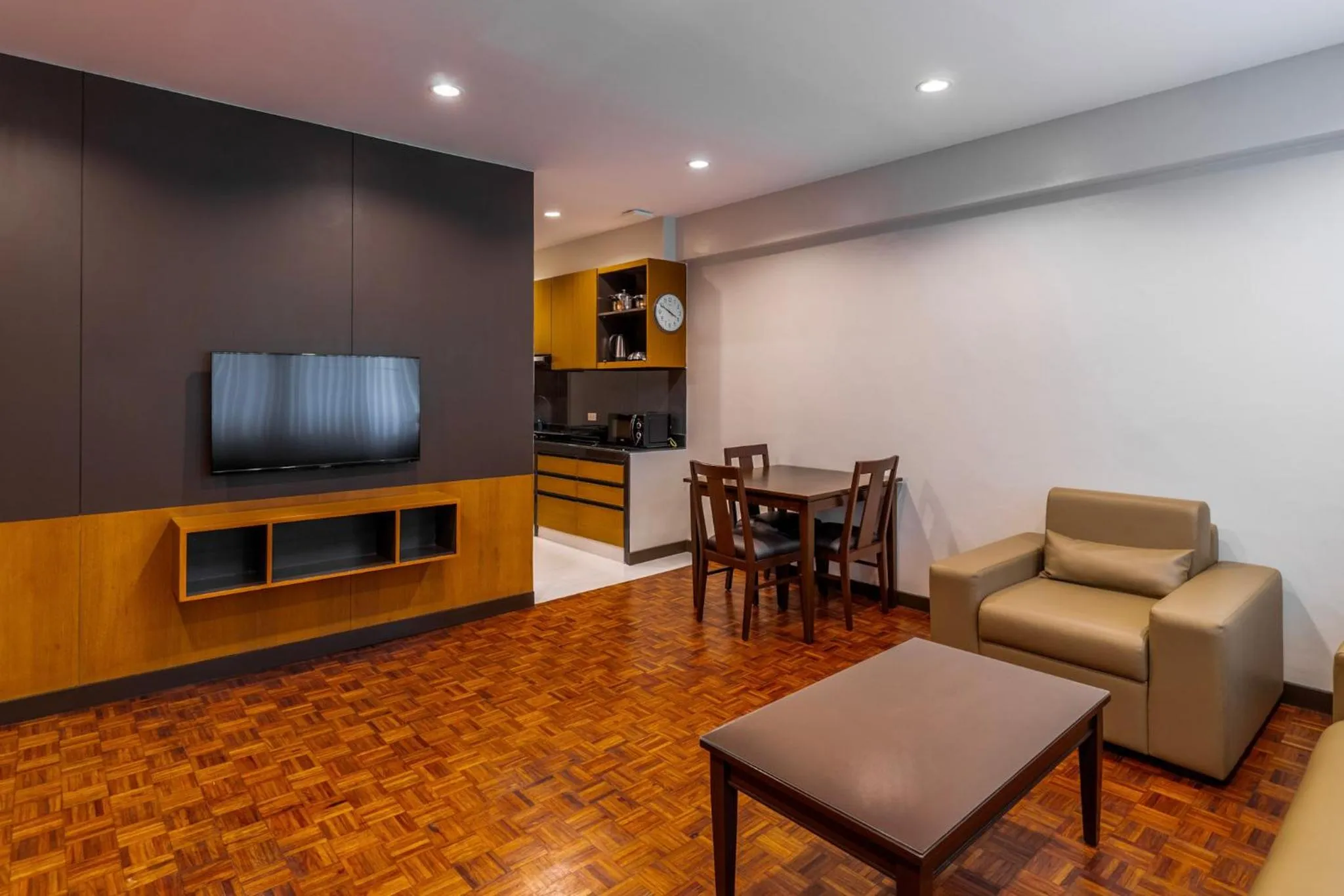 Living room in Tropicana Suites