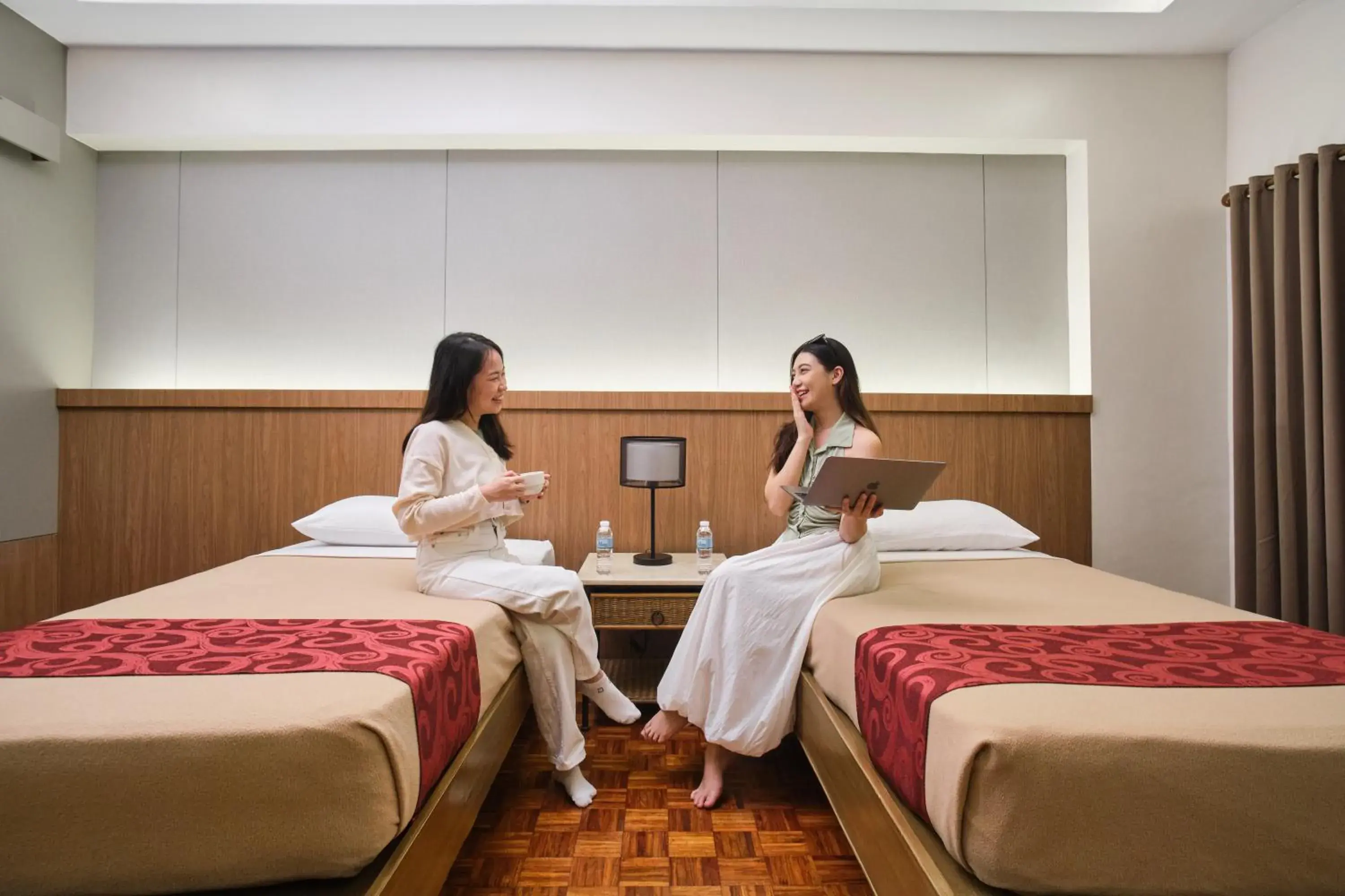 Bed in Tropicana Suites Bed in Tropicana Suites