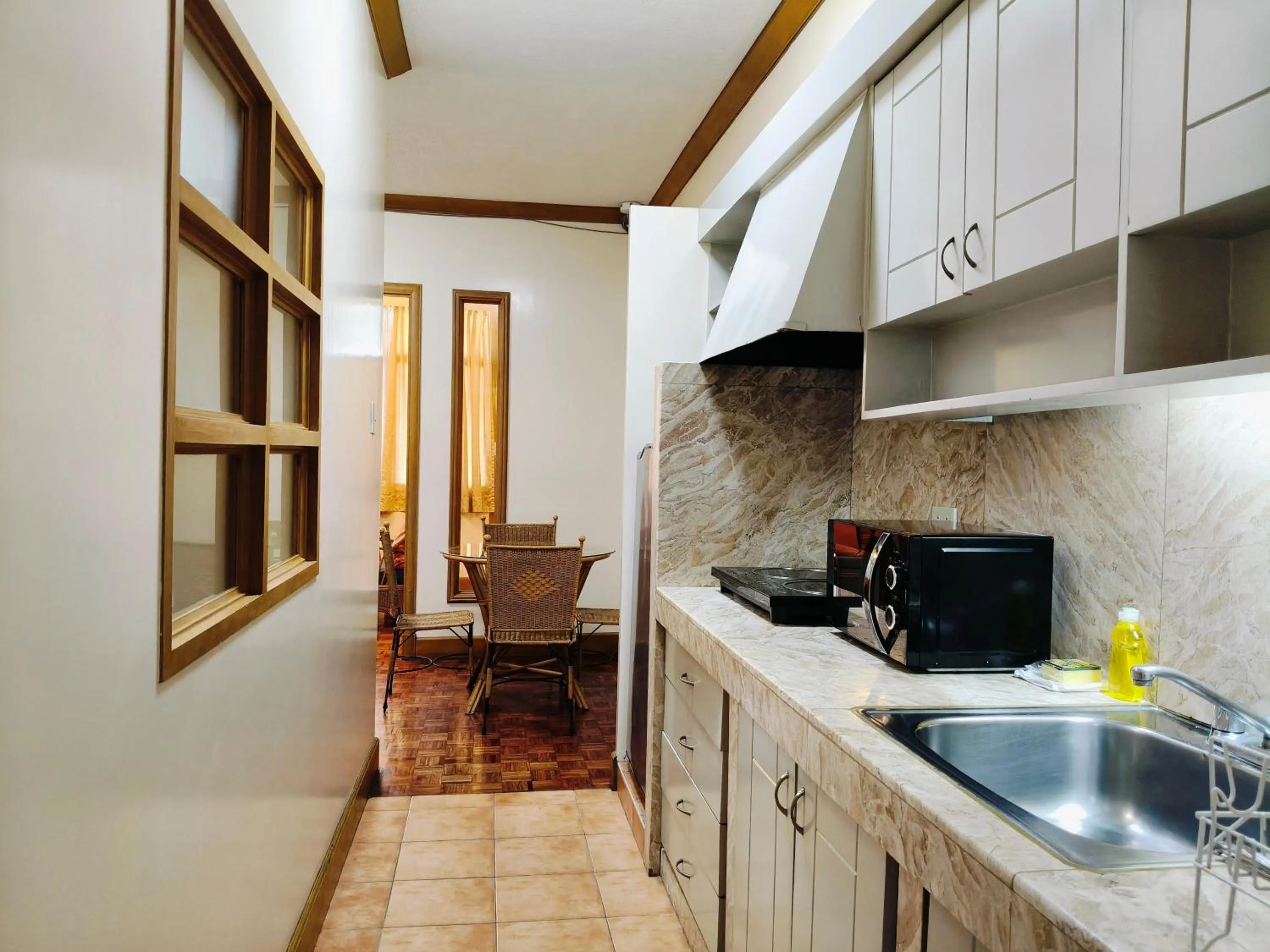 Dining area in Tropicana Suites