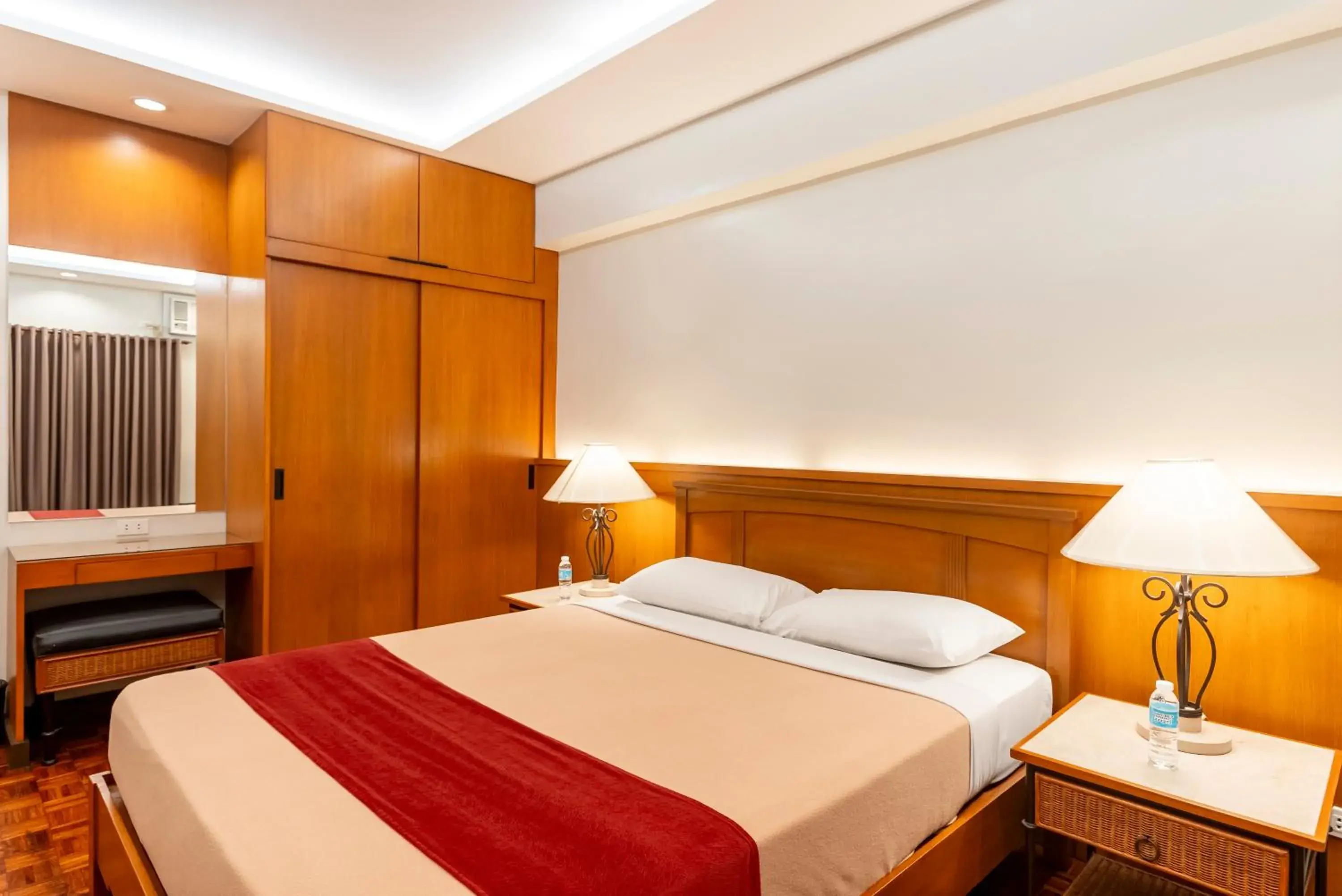 Bed in Tropicana Suites Bed in Tropicana Suites