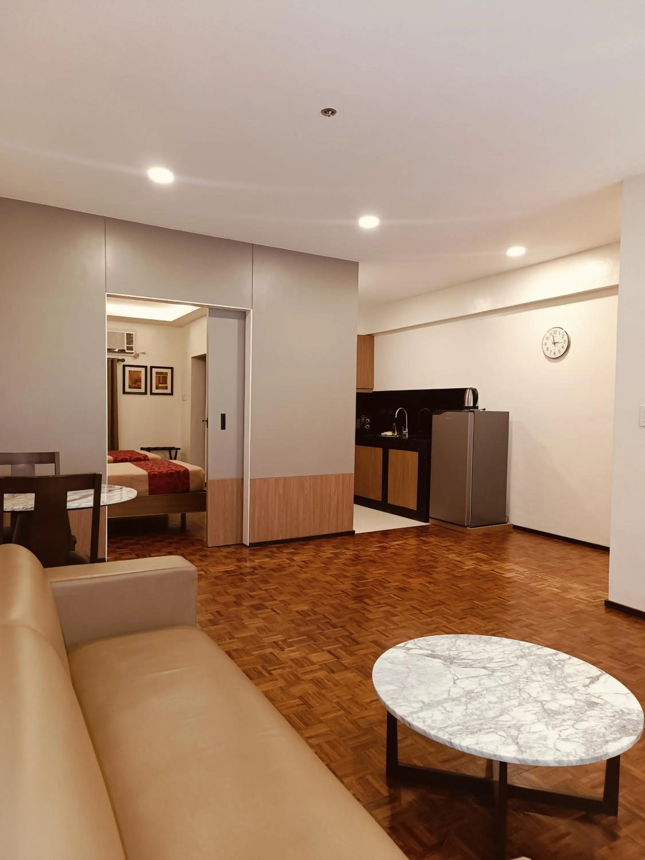 Living room in Tropicana Suites