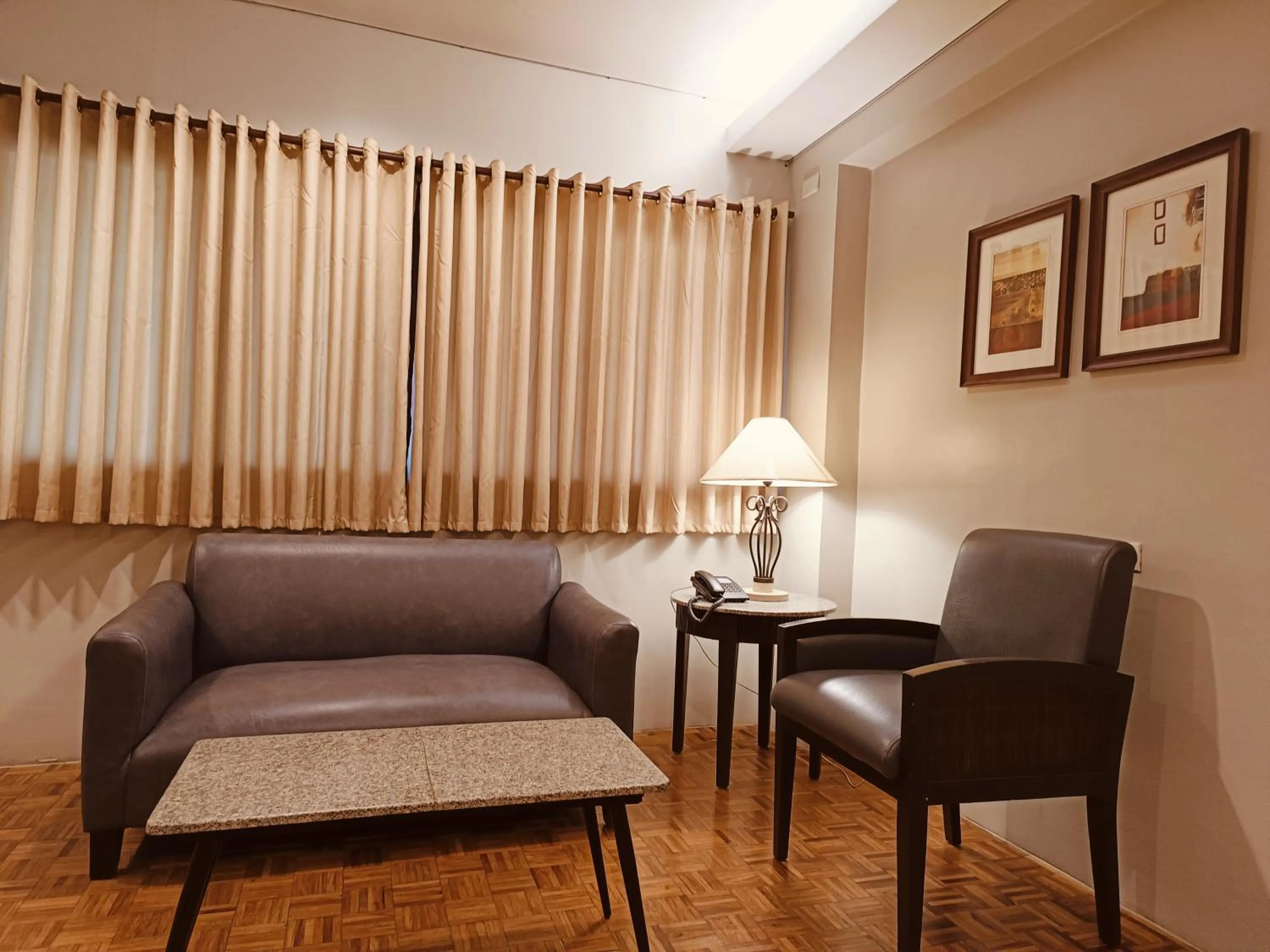 Living room in Tropicana Suites