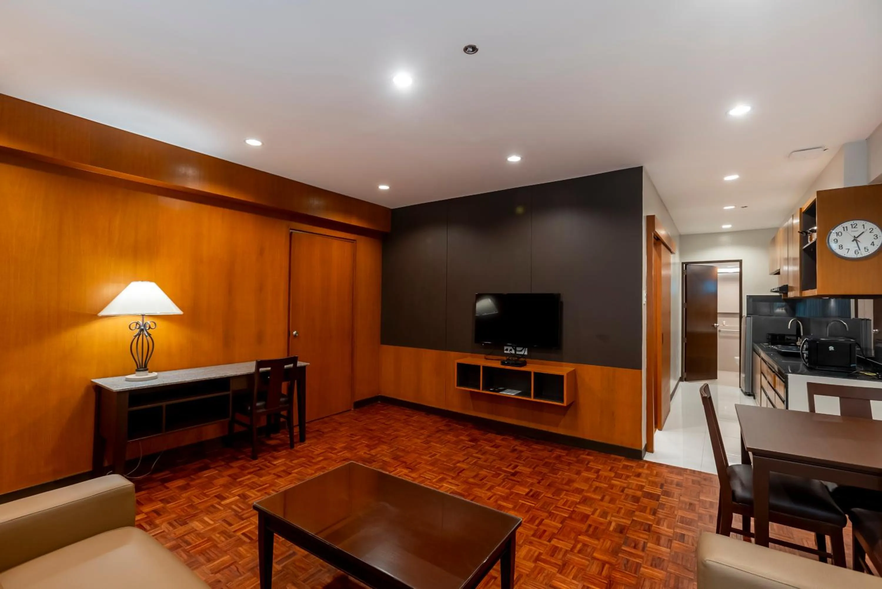 Living room in Tropicana Suites