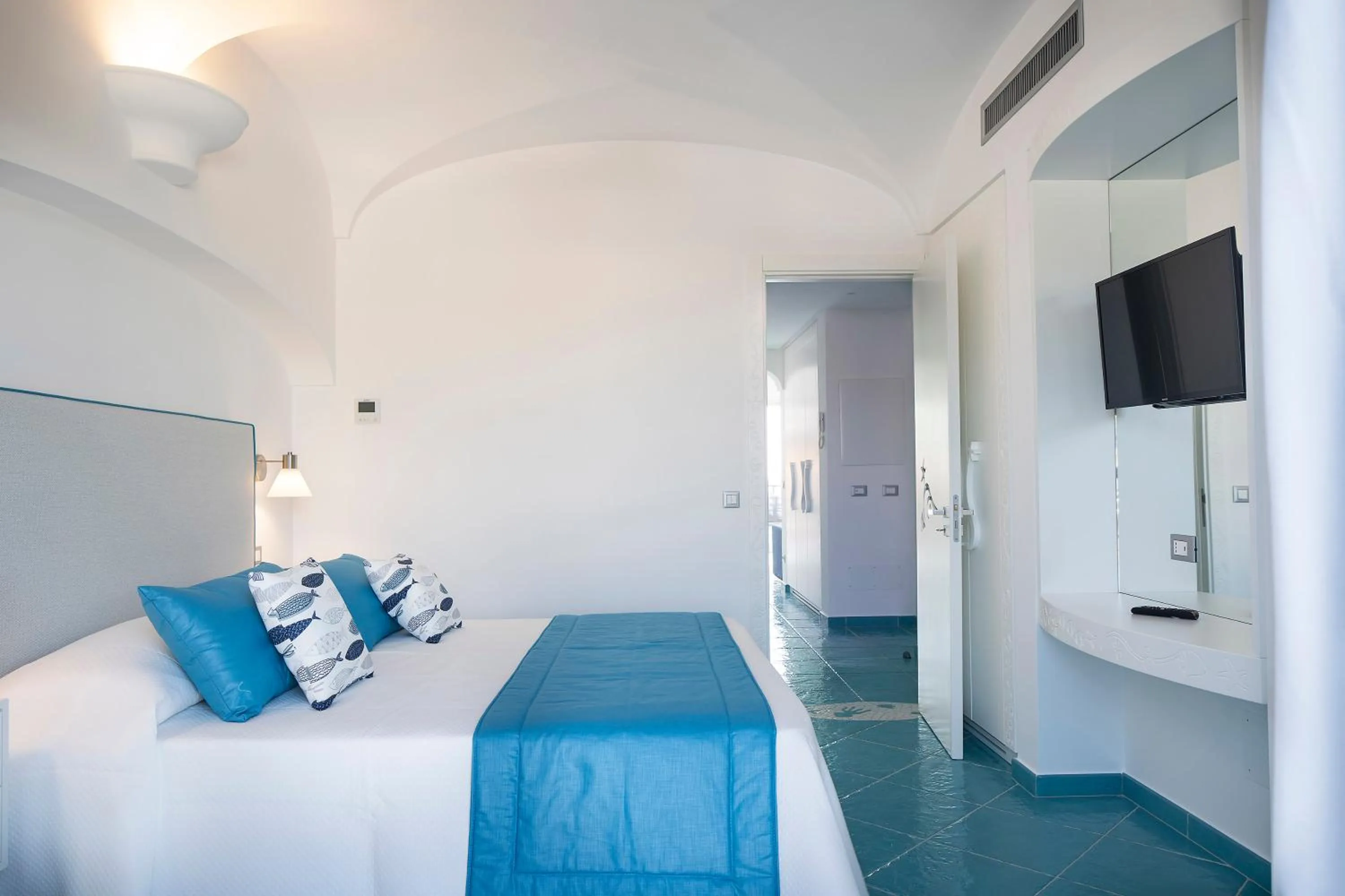Bedroom, Bed in Ischia Blu Resort