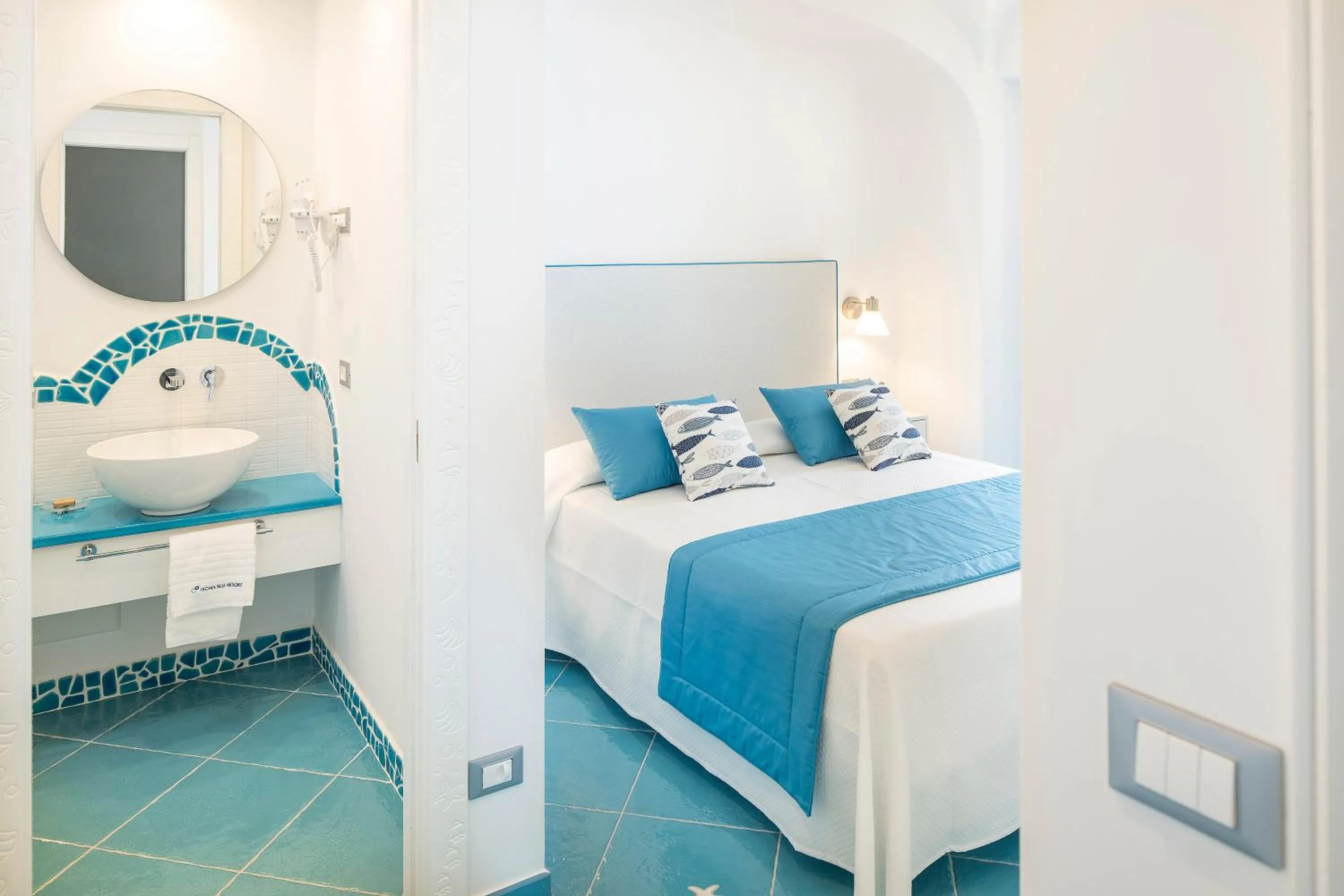 Bedroom, Bed in Ischia Blu Resort