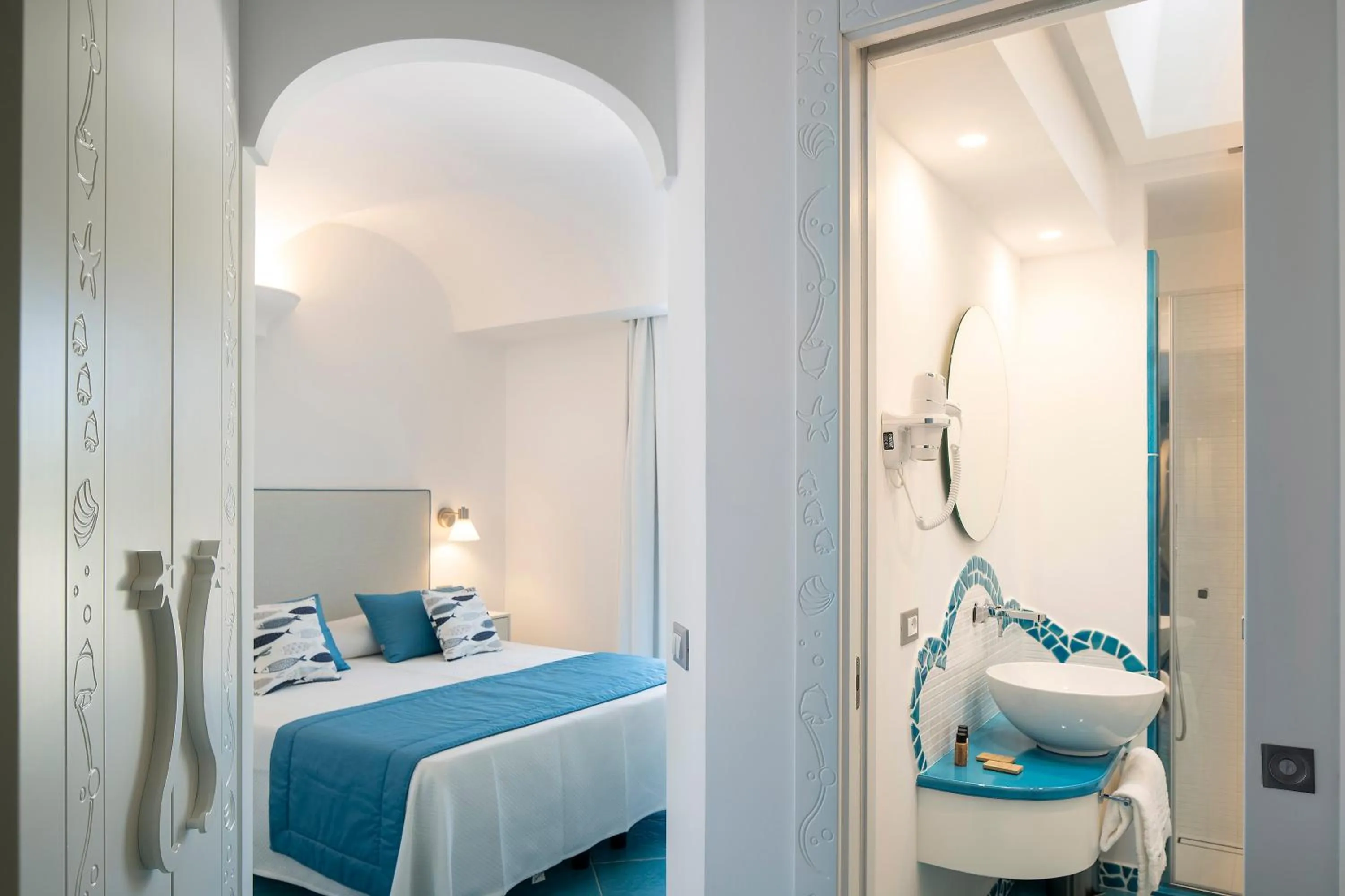 Bedroom, Bed in Ischia Blu Resort