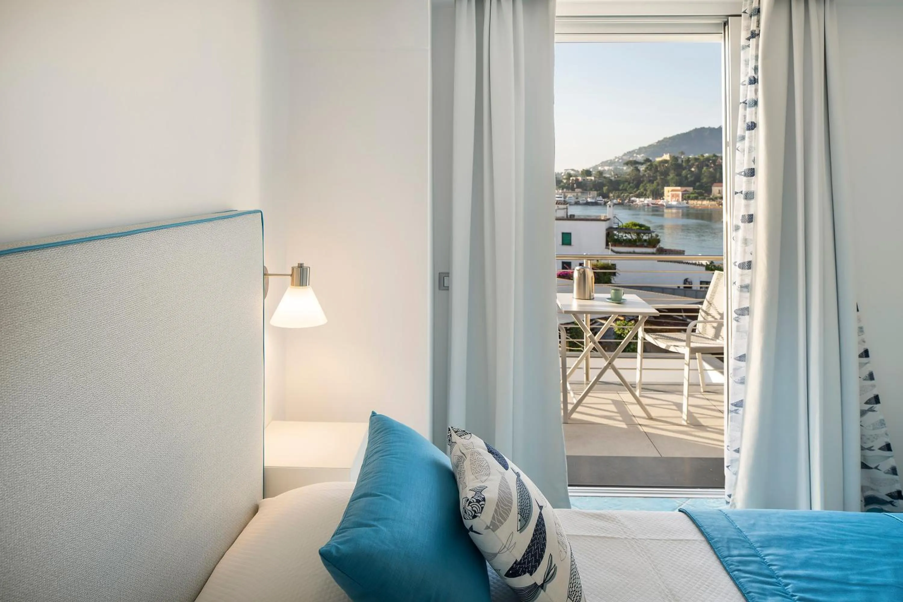 View (from property/room), Bed in Ischia Blu Resort