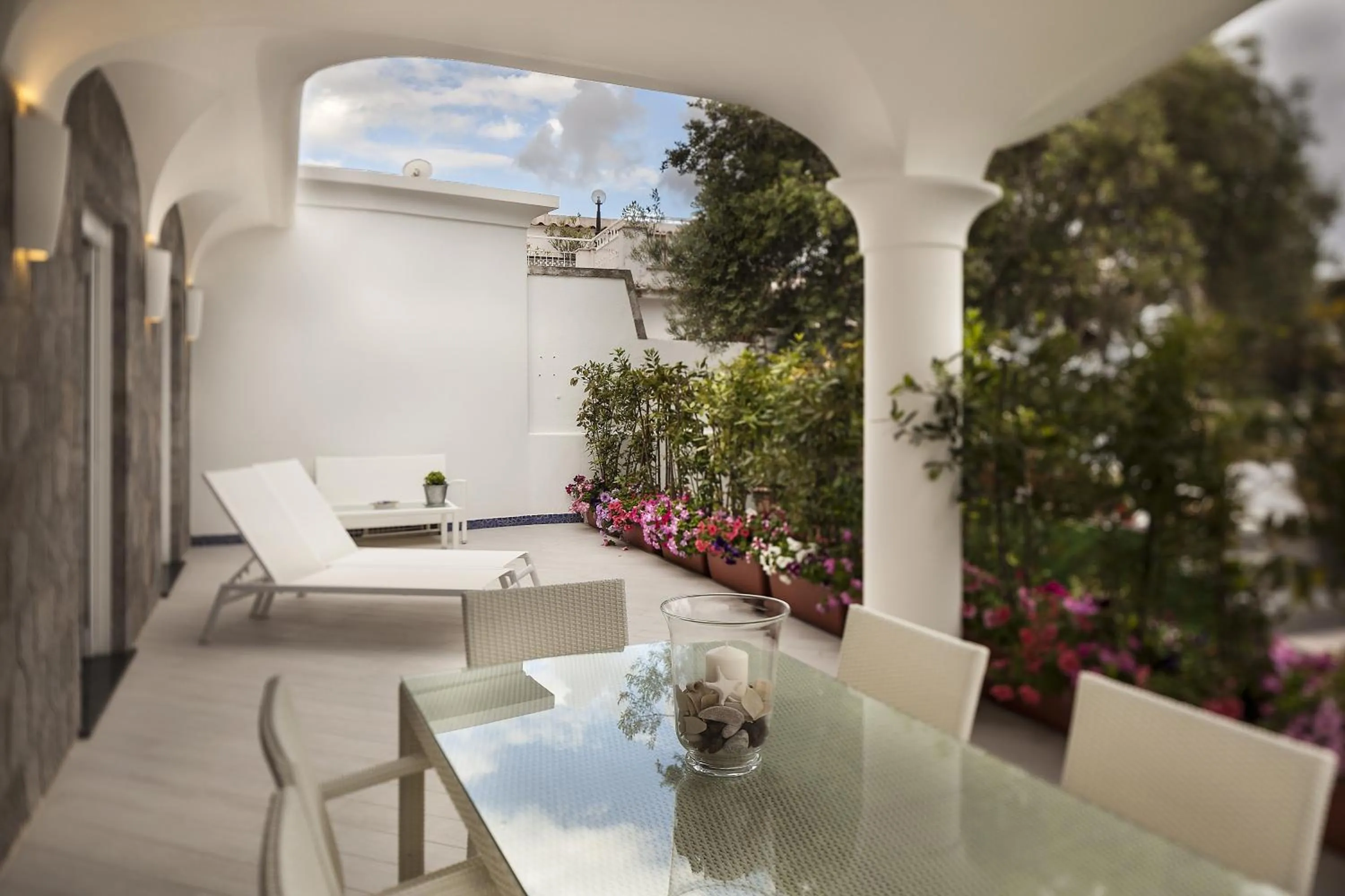 Patio in Ischia Blu Resort