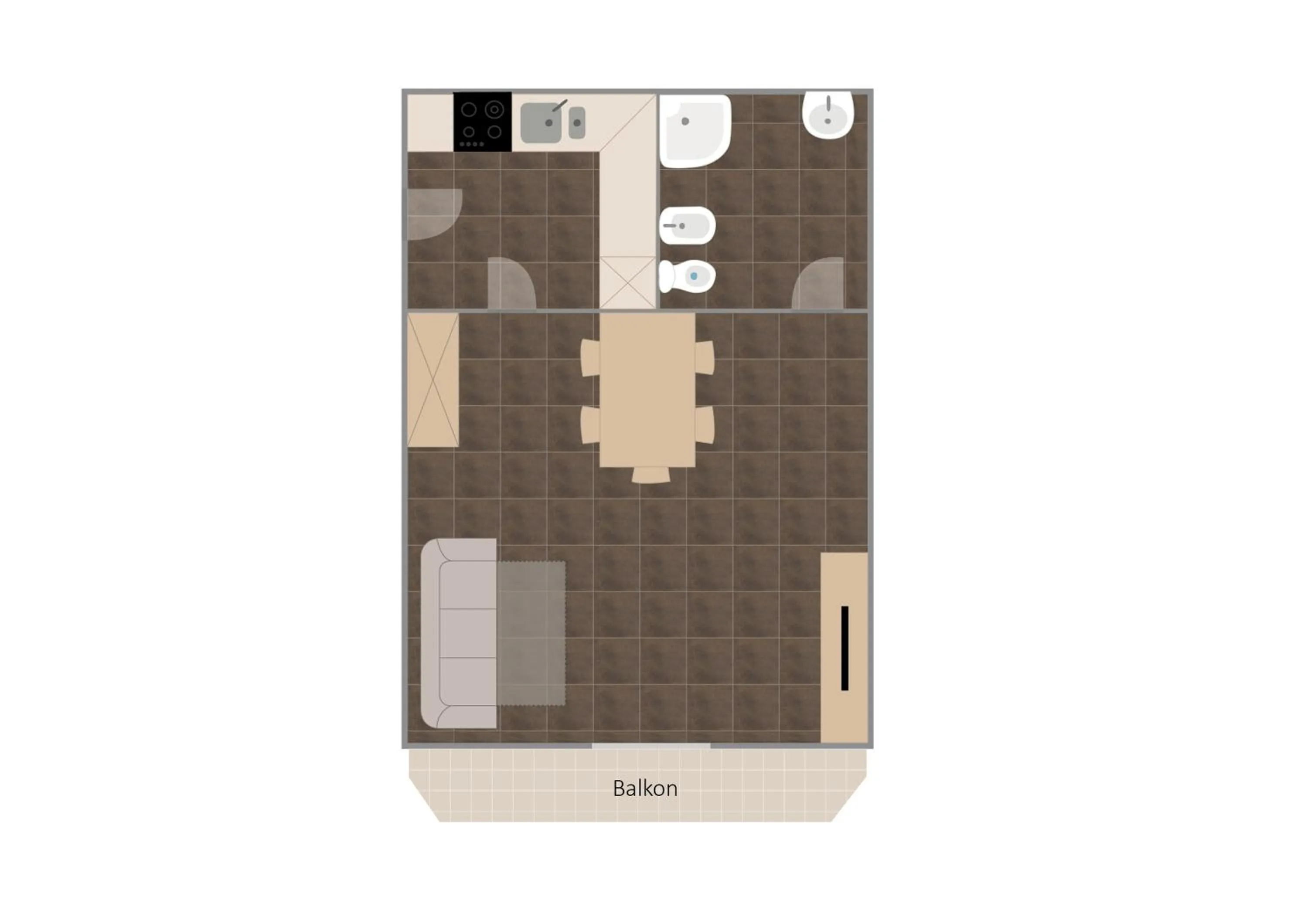 Photo of the whole room in Residence Reinhild