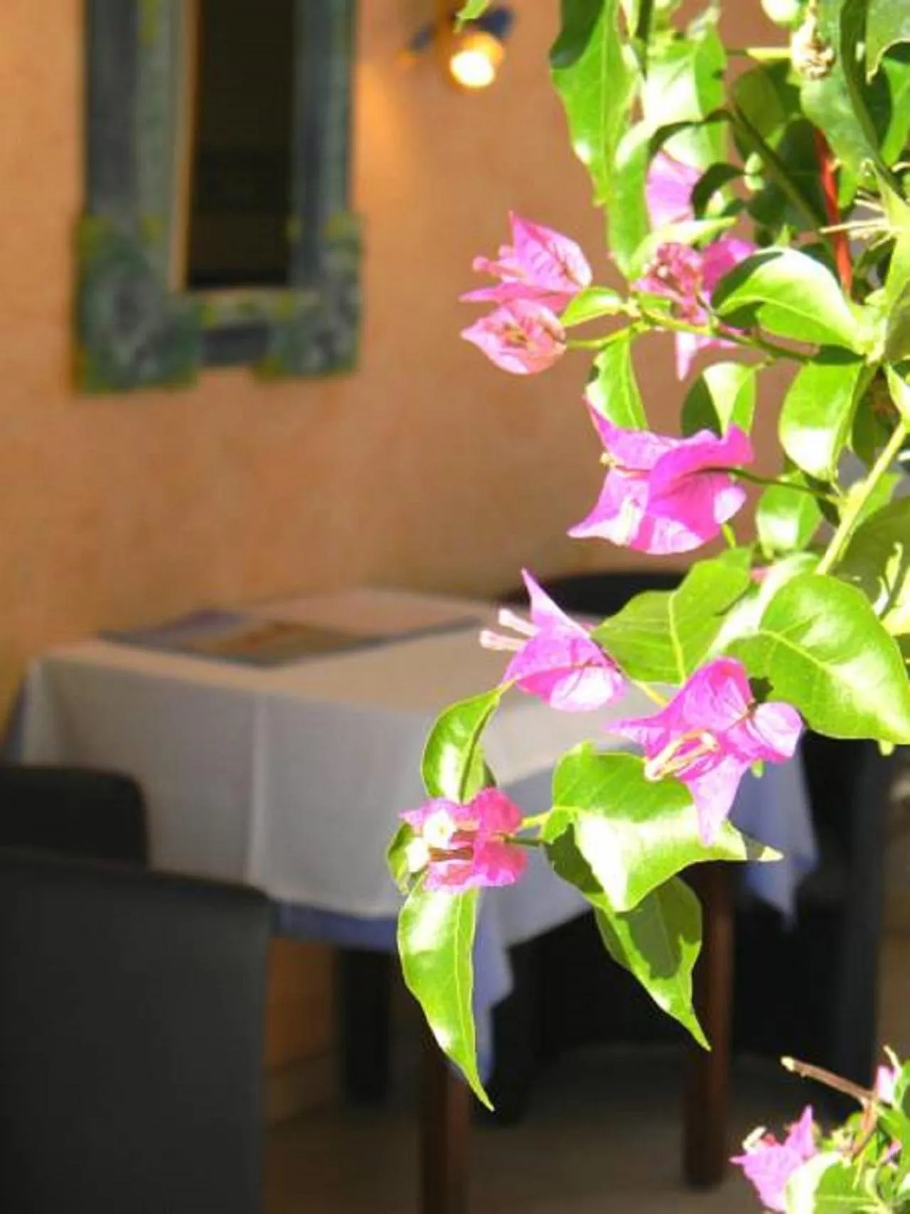 Balcony/Terrace, Bed in Chambre d'hôtes La Potinière