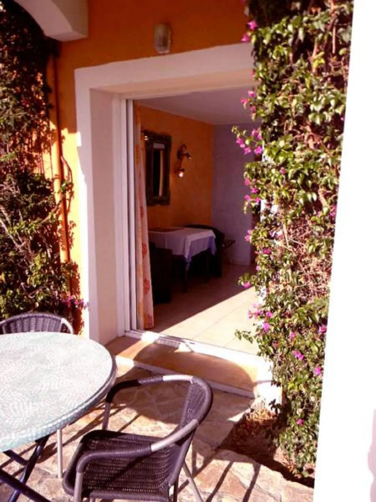 Balcony/Terrace in Chambre d'hôtes La Potinière
