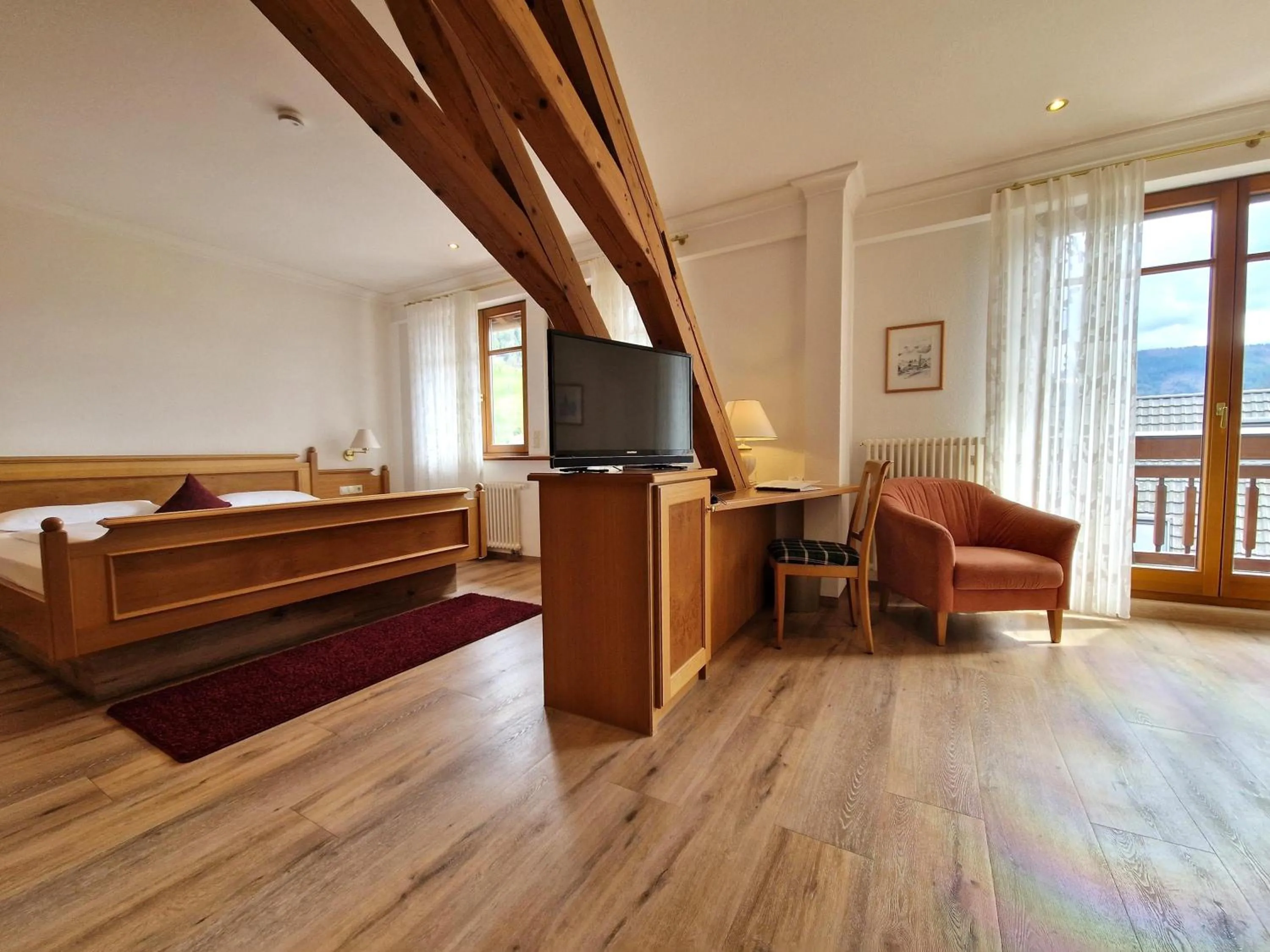 Bed in Mosers Blume Relax & Genuss Hotel