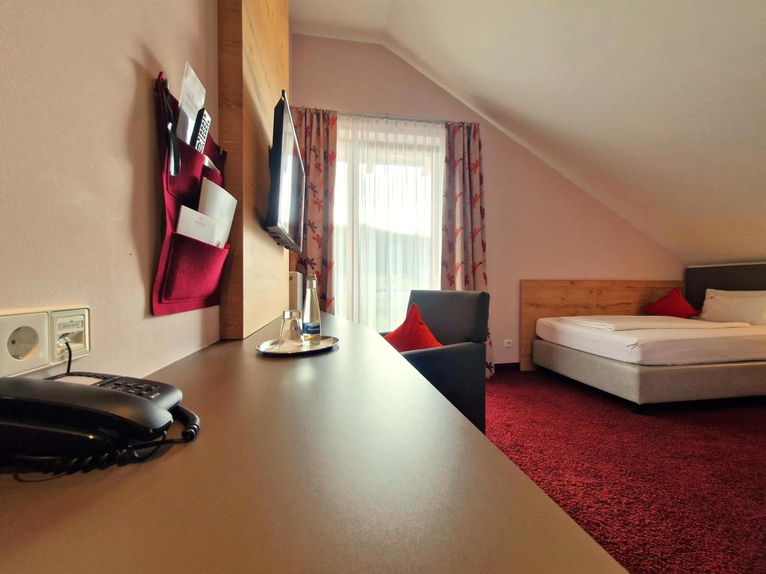 Bed in Mosers Blume Relax & Genuss Hotel