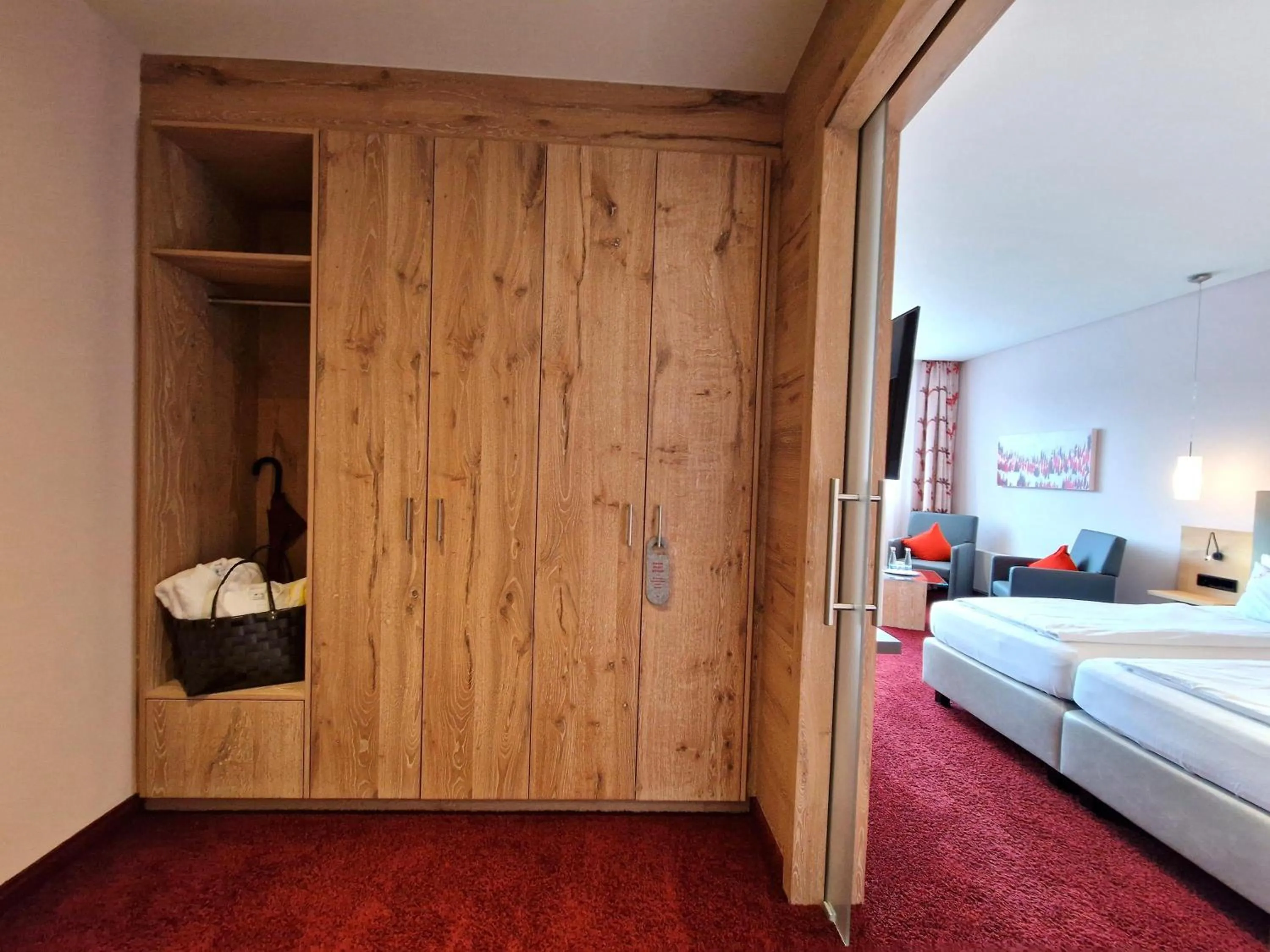 Bed in Mosers Blume Relax & Genuss Hotel