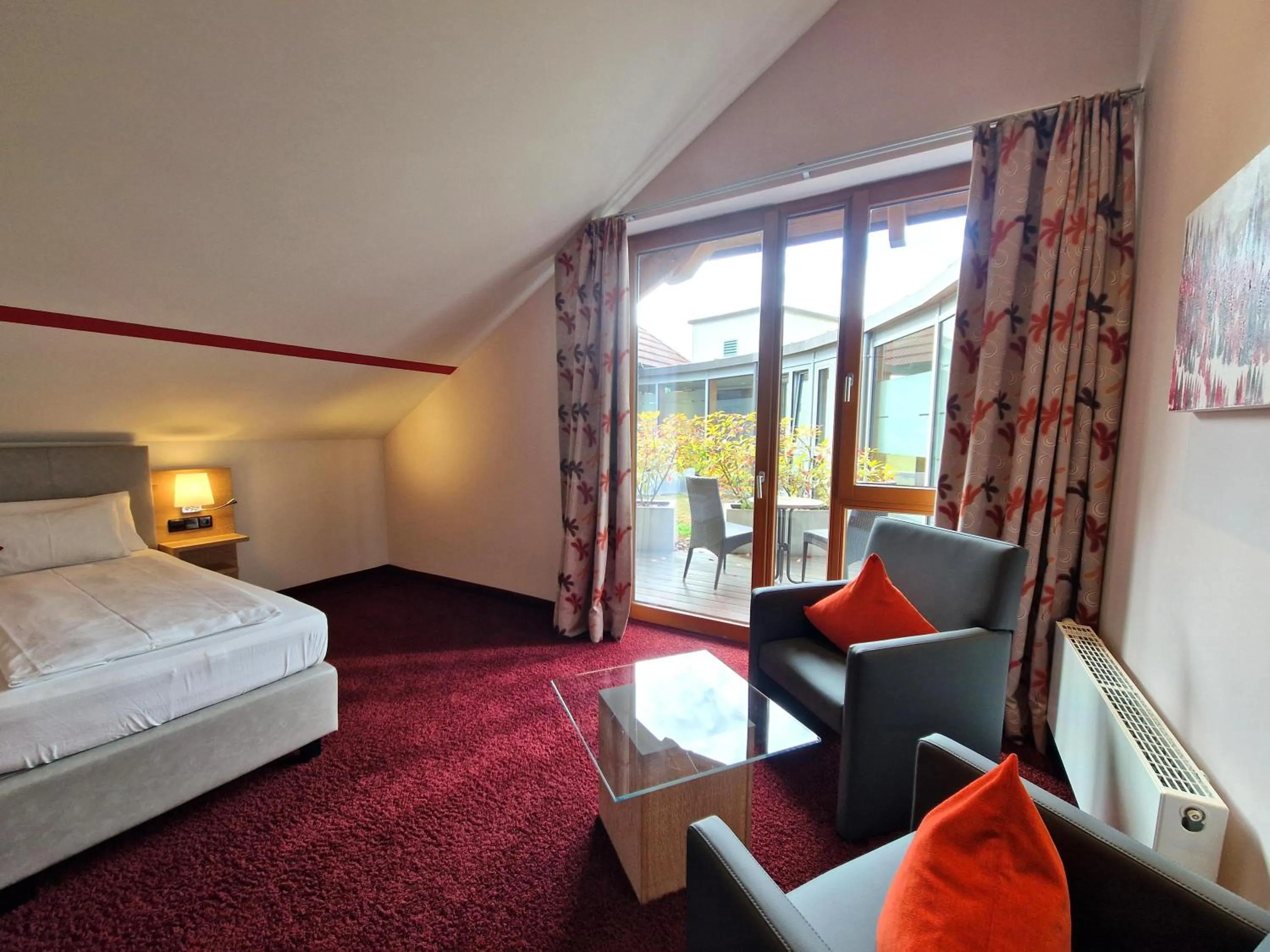 Bed in Mosers Blume Relax & Genuss Hotel