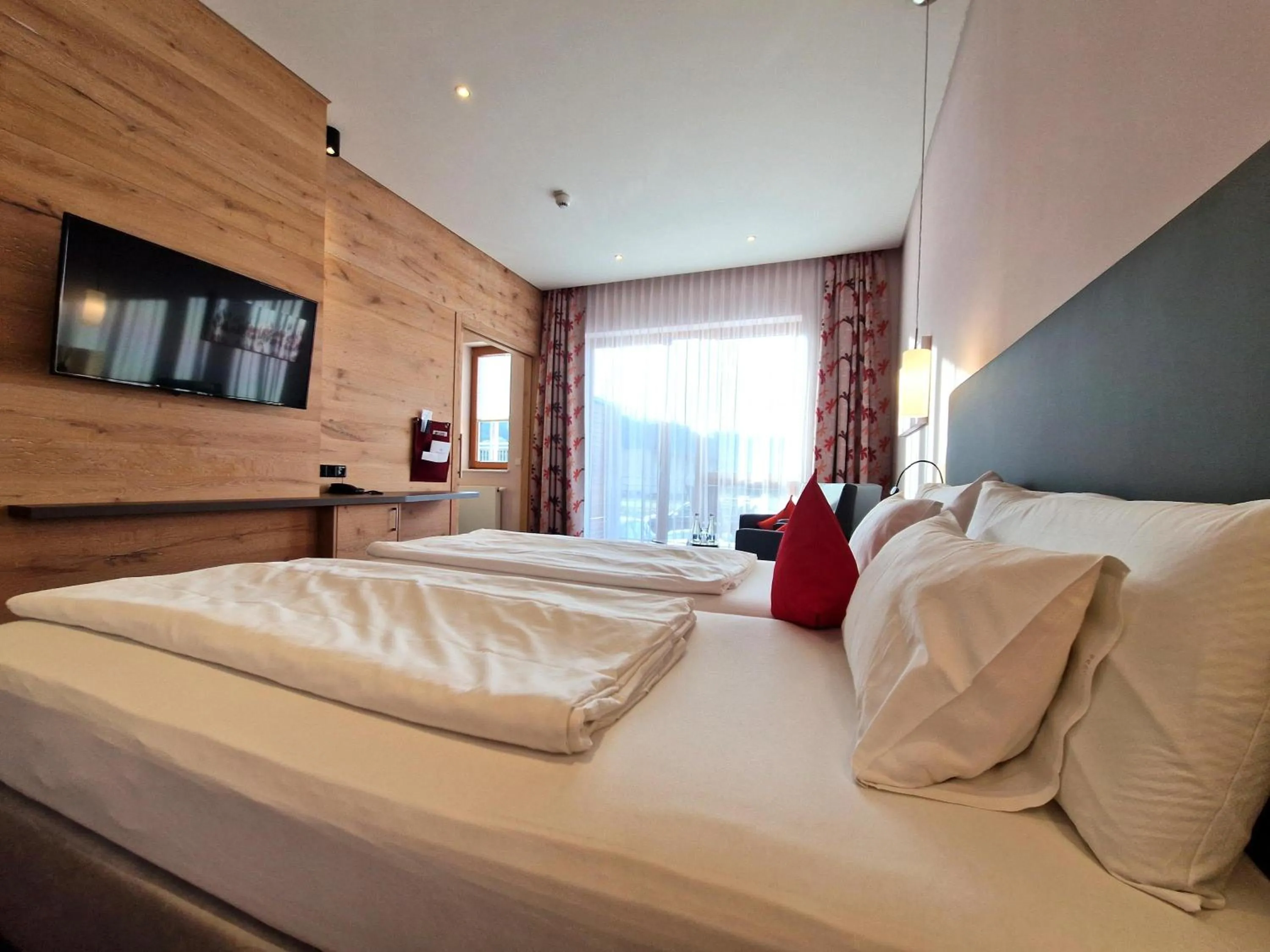 Bed in Mosers Blume Relax & Genuss Hotel